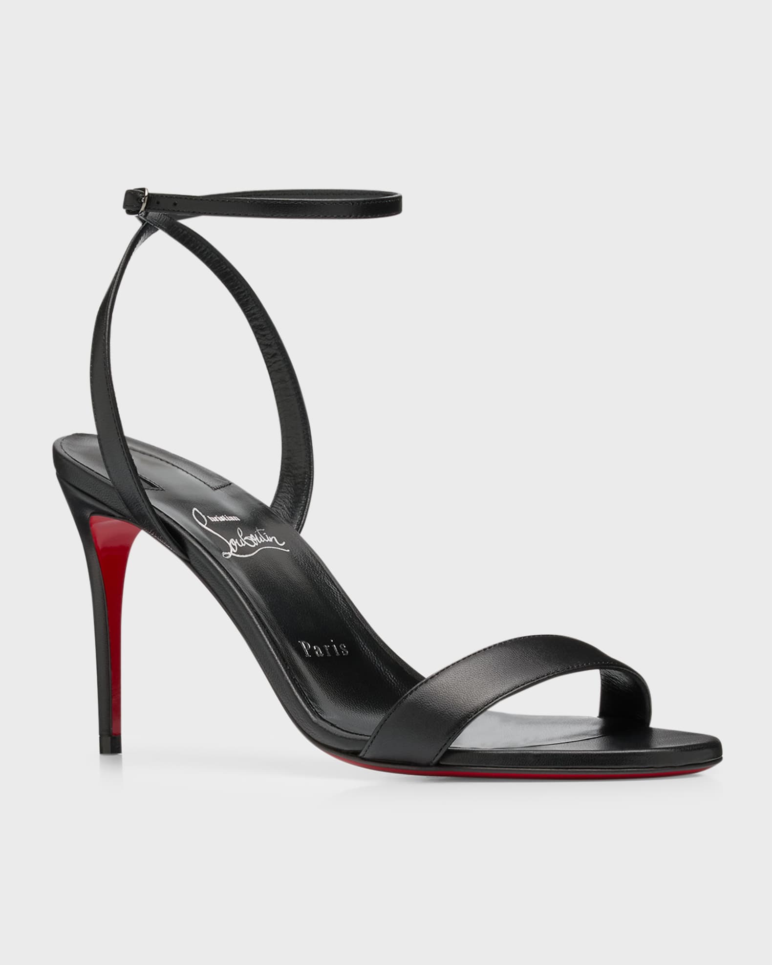Christian Louboutin Loubigirl Ankle-Strap Red Sole Sandals