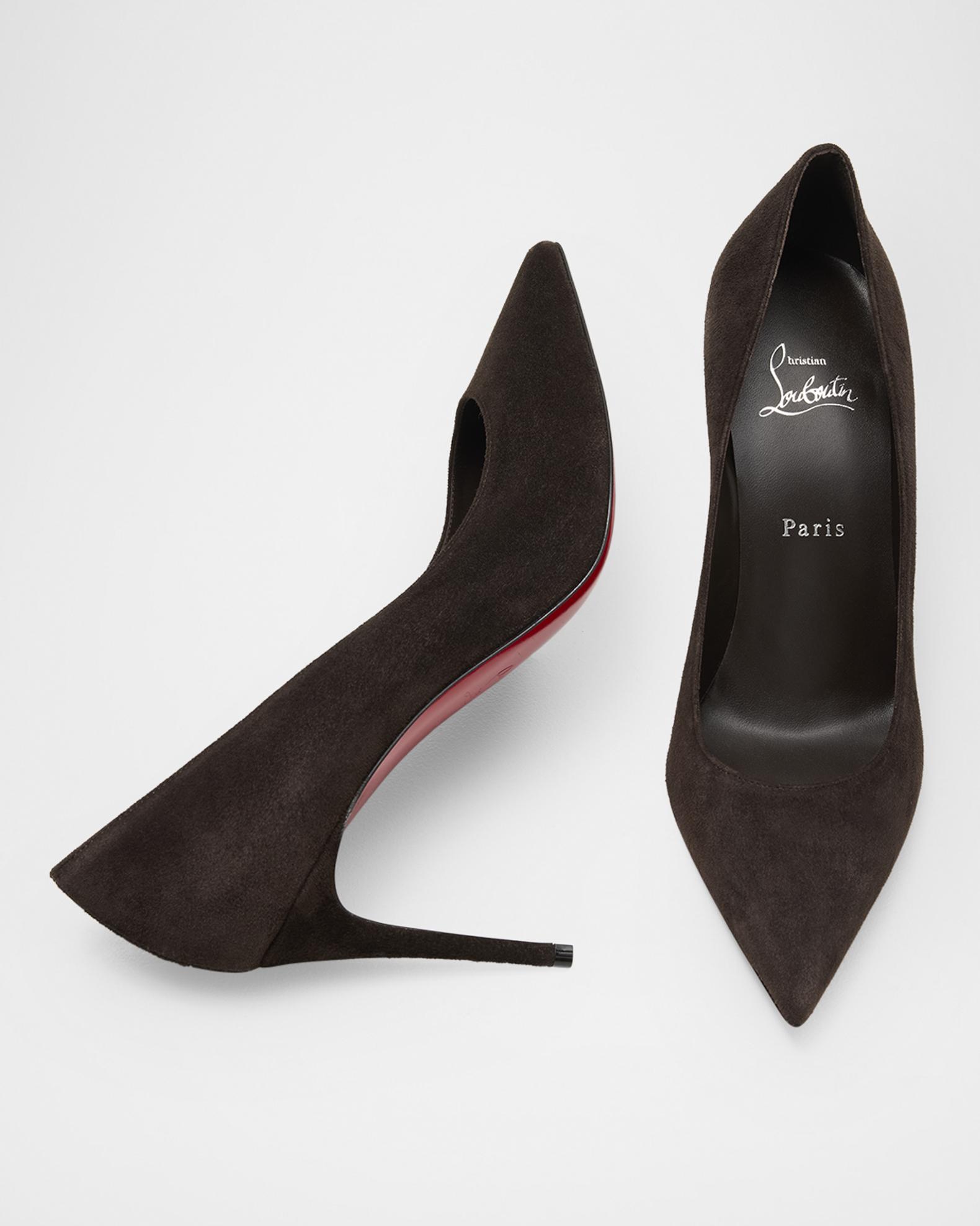 Christian Louboutin 85mm Kate Suede Classic Pumps | Neiman Marcus