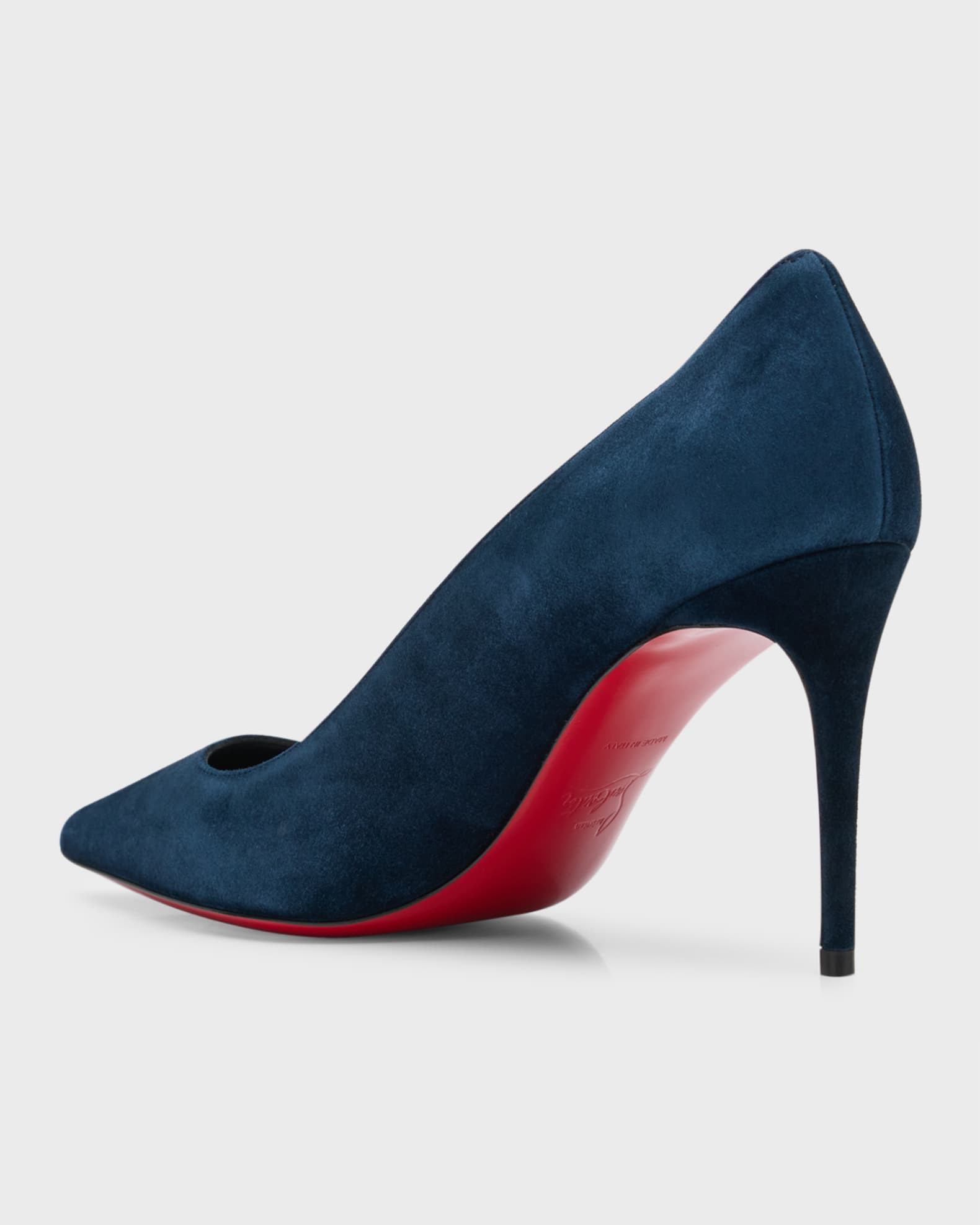 Suede christian louboutin pumps hotsell