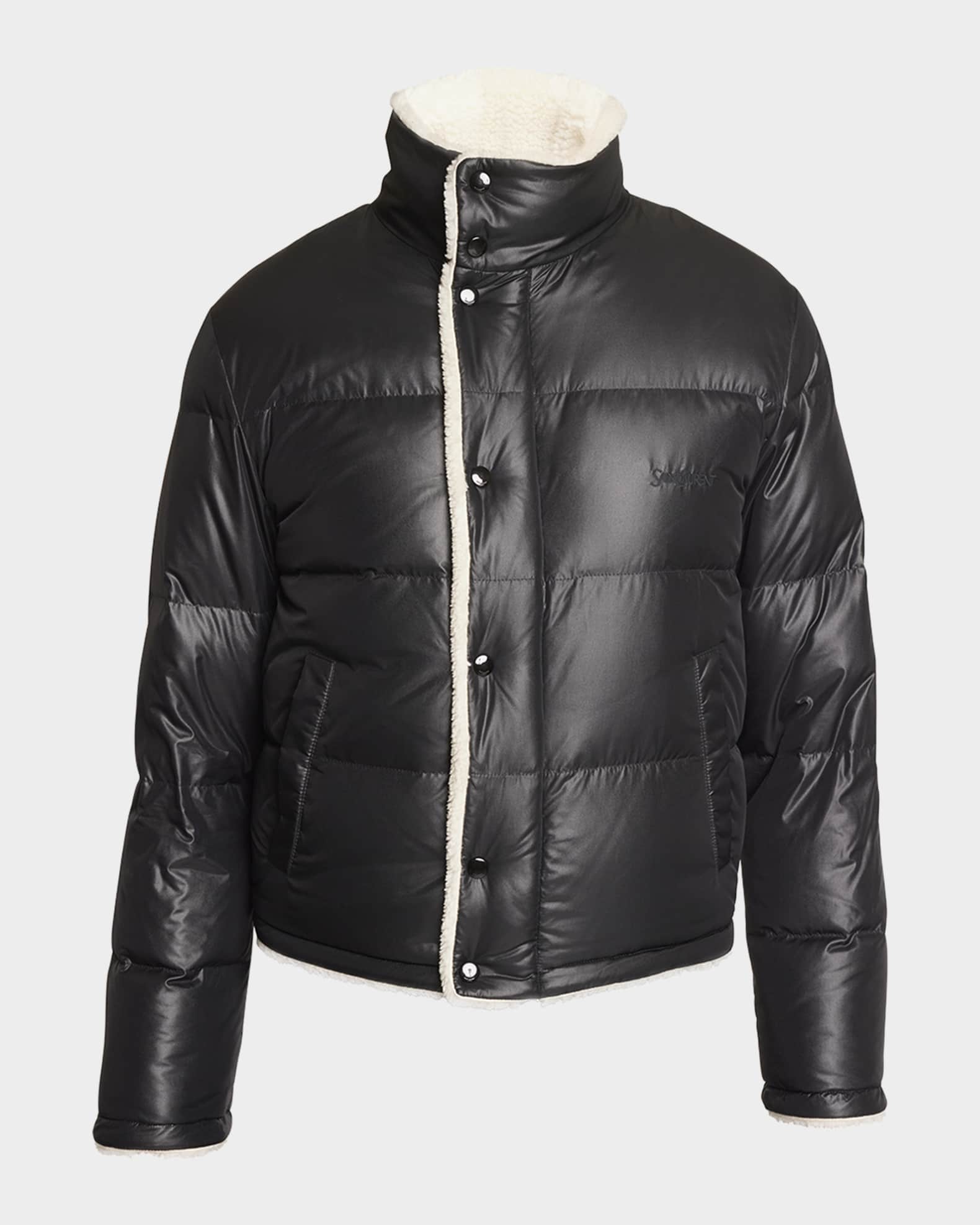 Saint laurent puffer on sale jacket