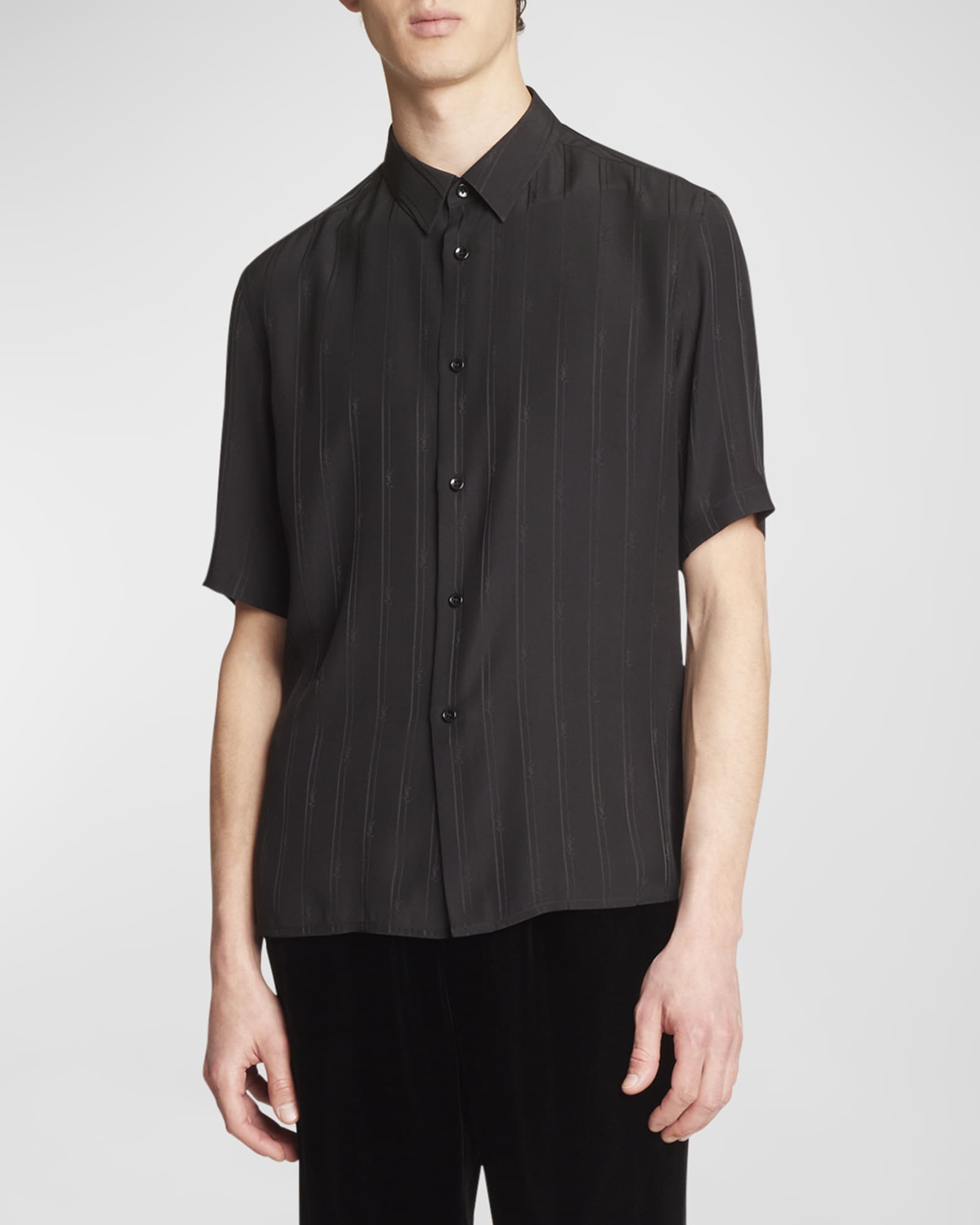 Saint laurent dress shirt clearance