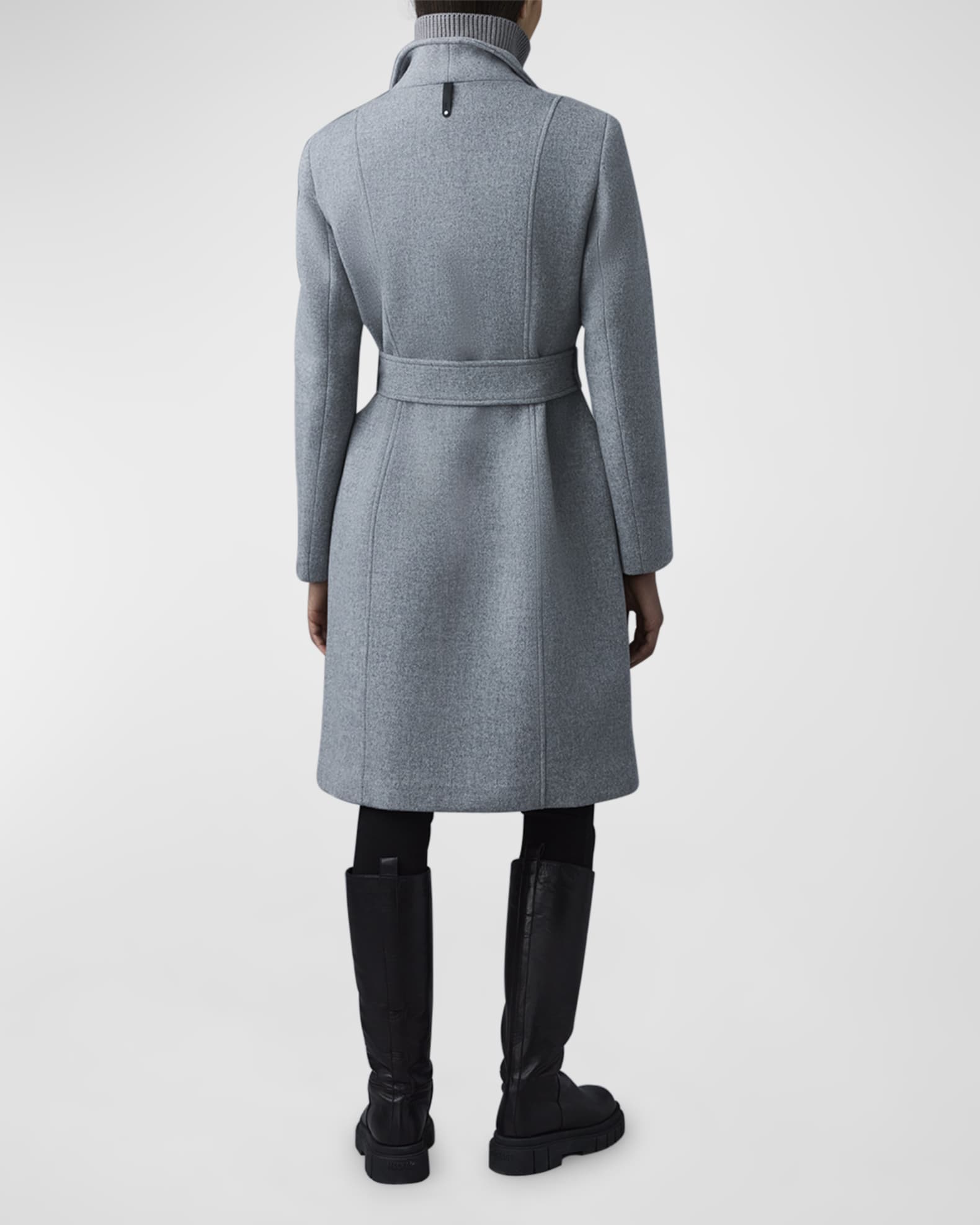 Lagos wool-blend coat