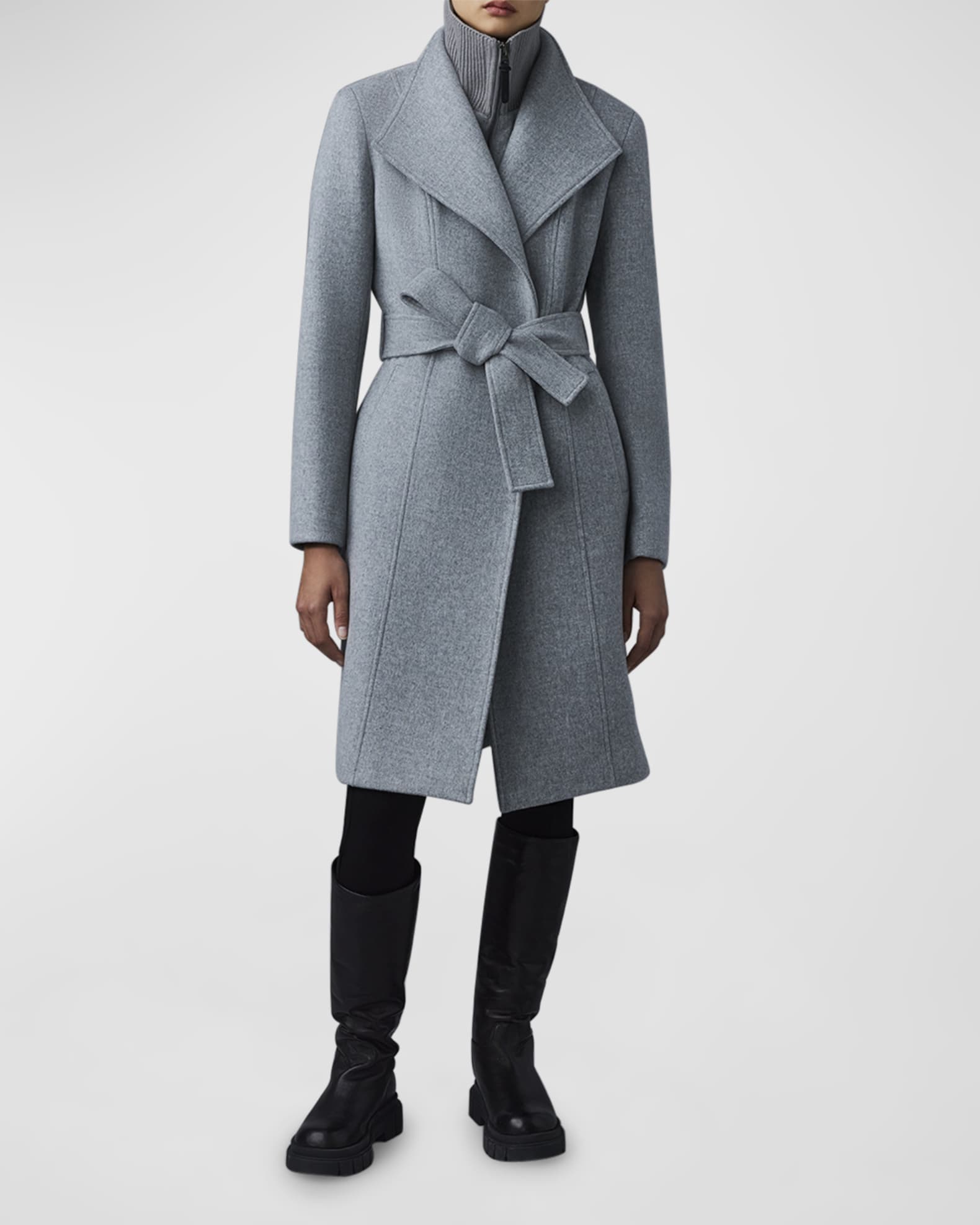Louis Vuitton Long Double Face Wrap Coat