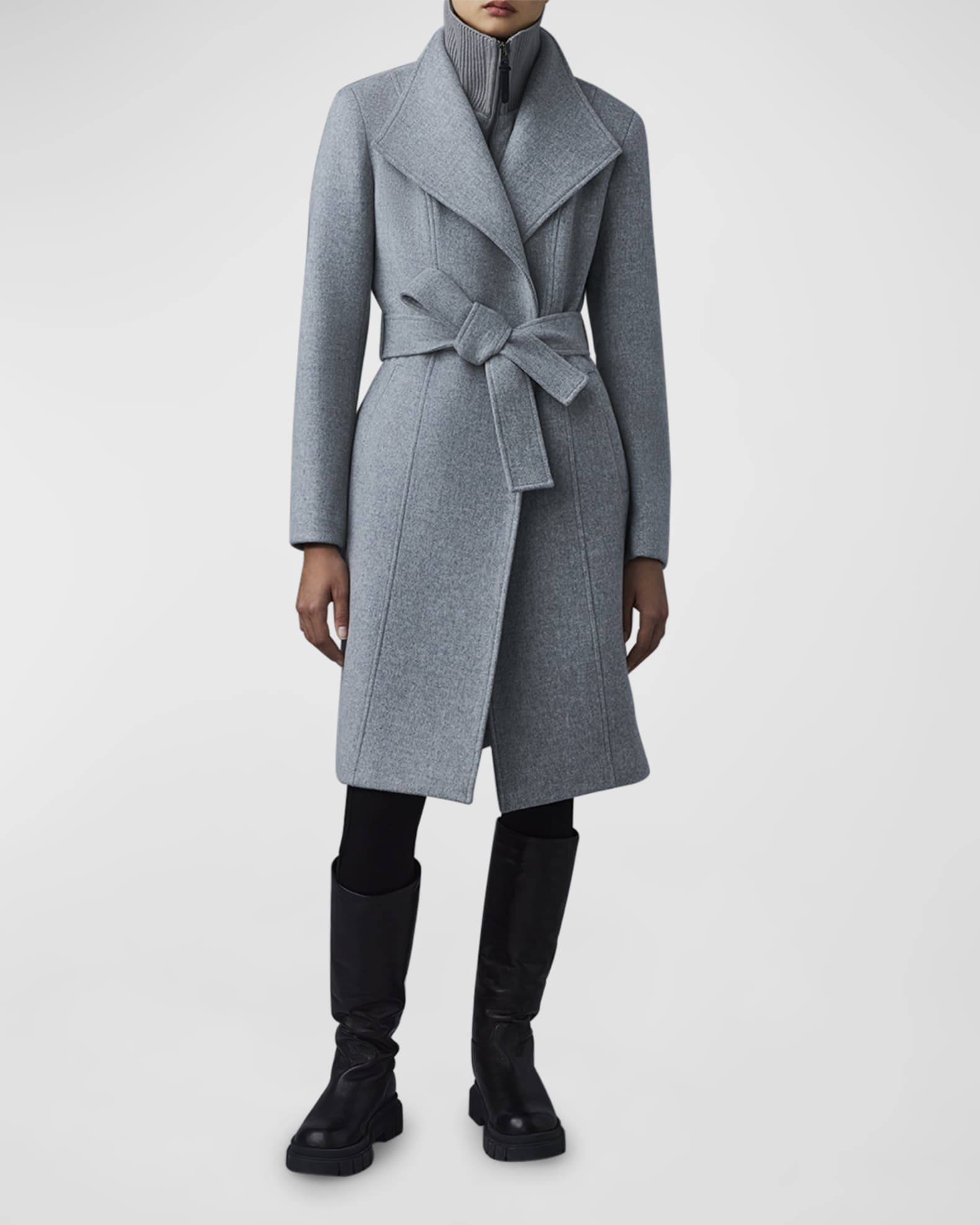 Nicci Belted Wool Coat