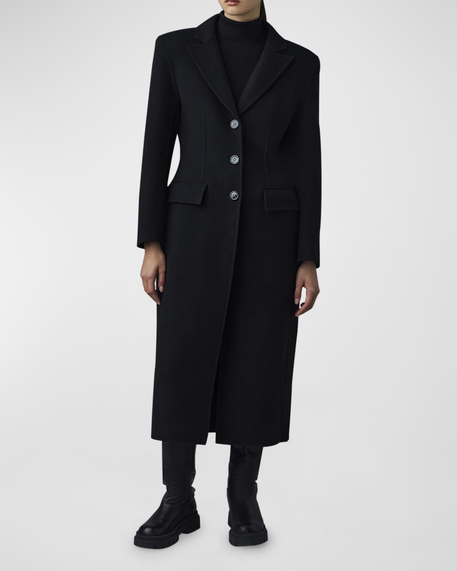 Louis Vuitton Removable Collar Double Face Coat