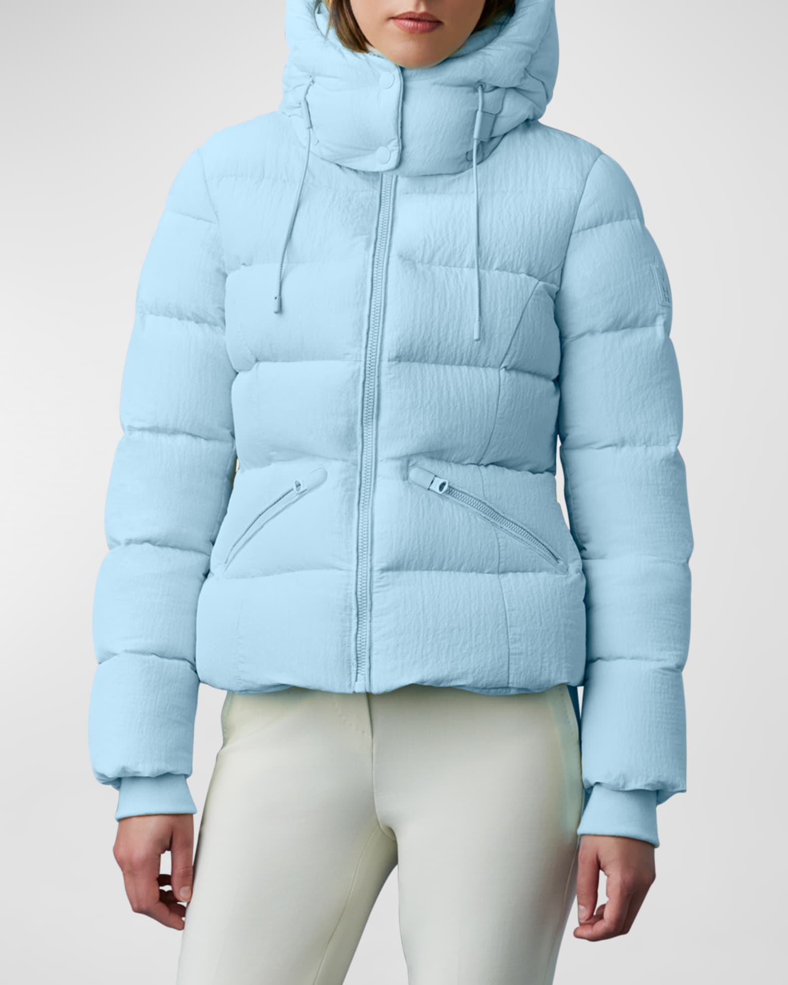 Louis Vuitton Quilted Patch Blouson With Packable Hood in Blue for