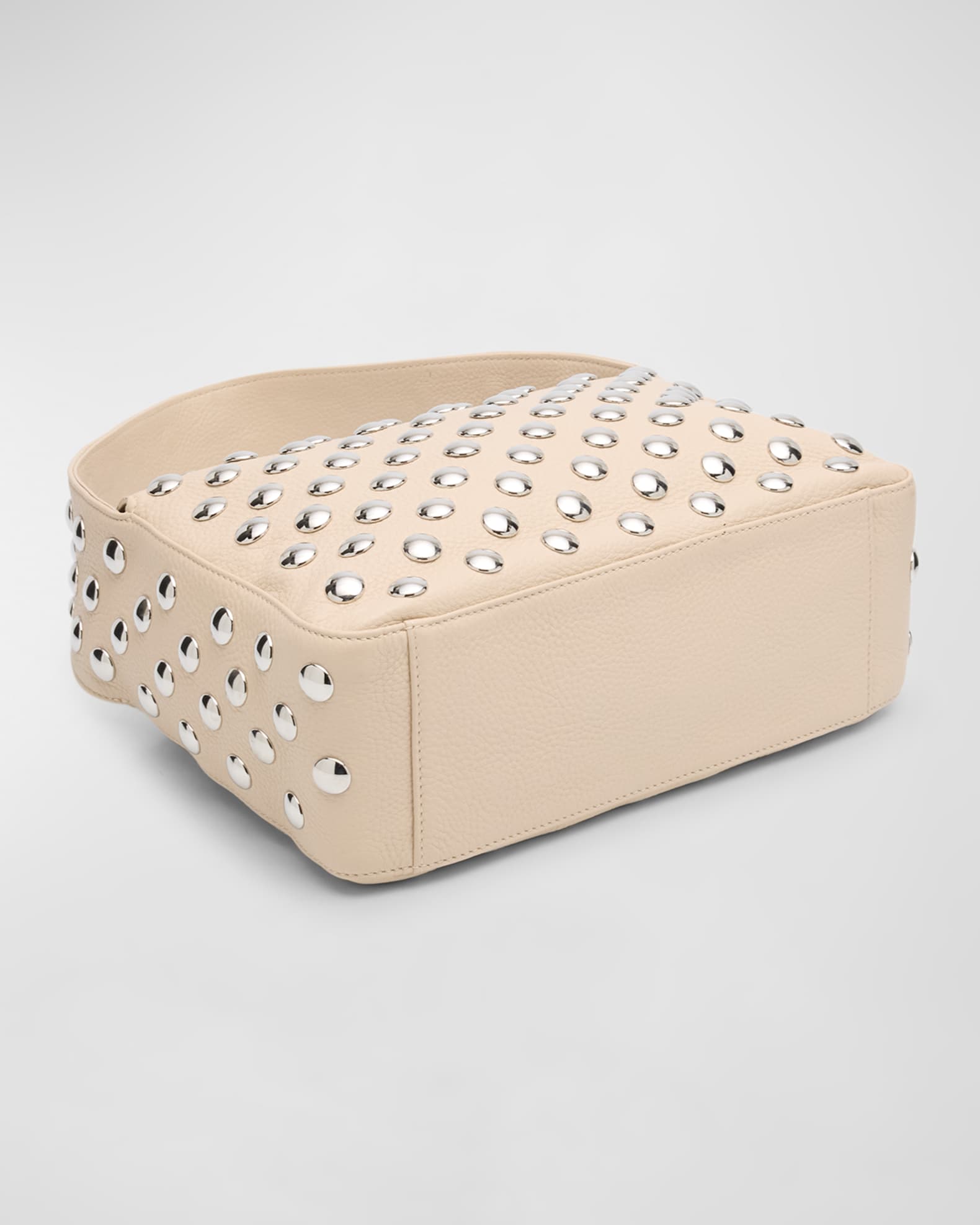 Elena Studded Leather Shoulder Bag 1