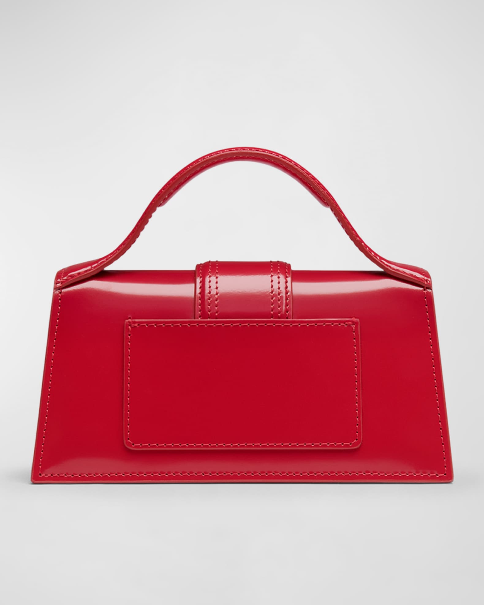 Jacquemus Le Bambino Patent Top-Handle Bag | Neiman Marcus