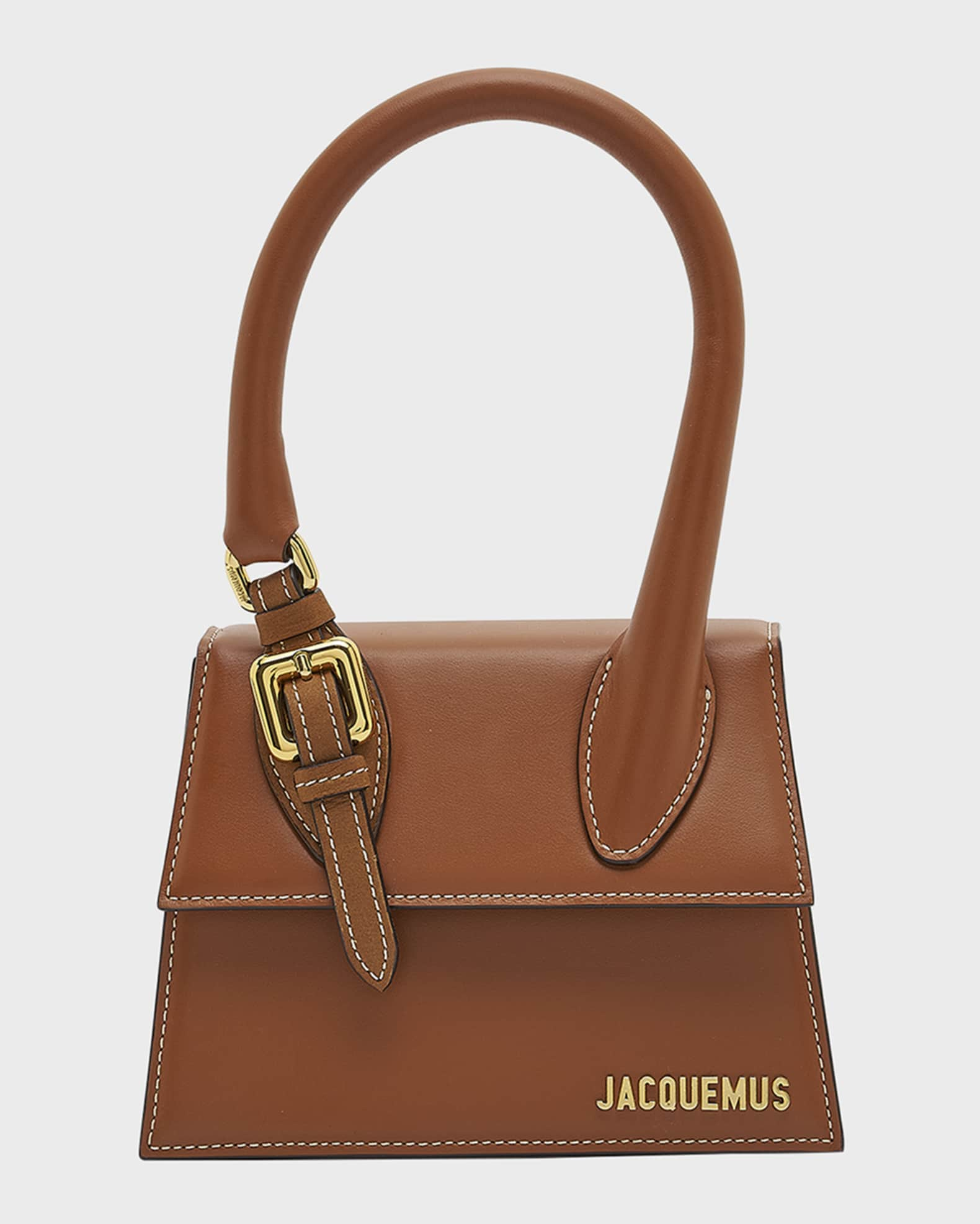 JACQUEMUS - Le Chiquito Noeud medium leather top-handle bag