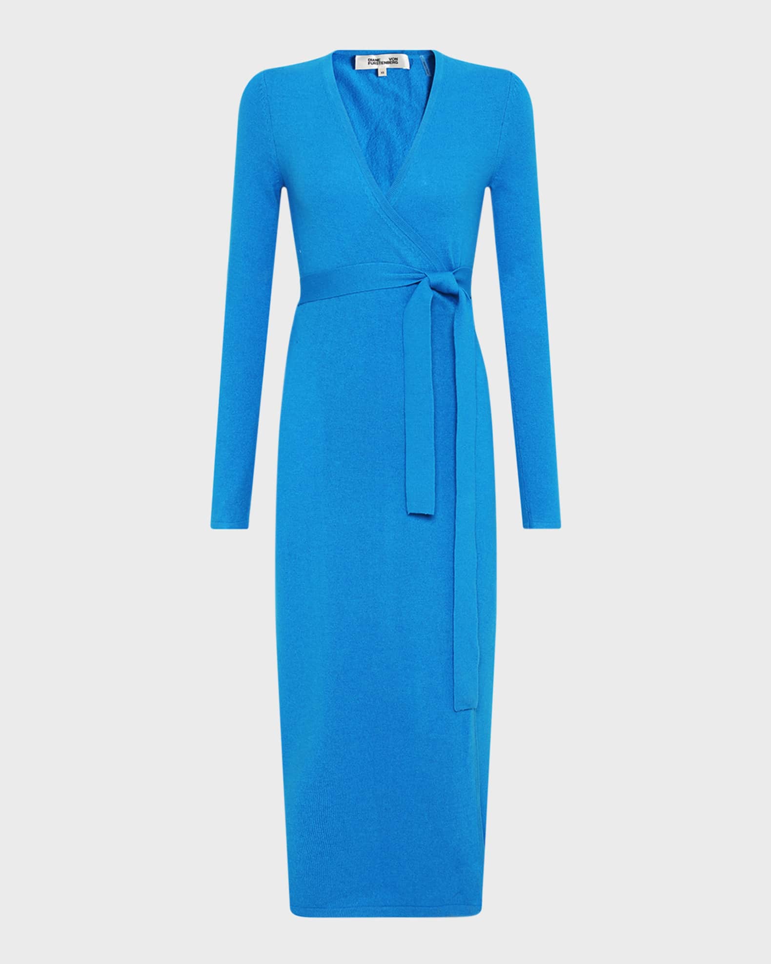 Diane von furstenberg cashmere wrap dress top