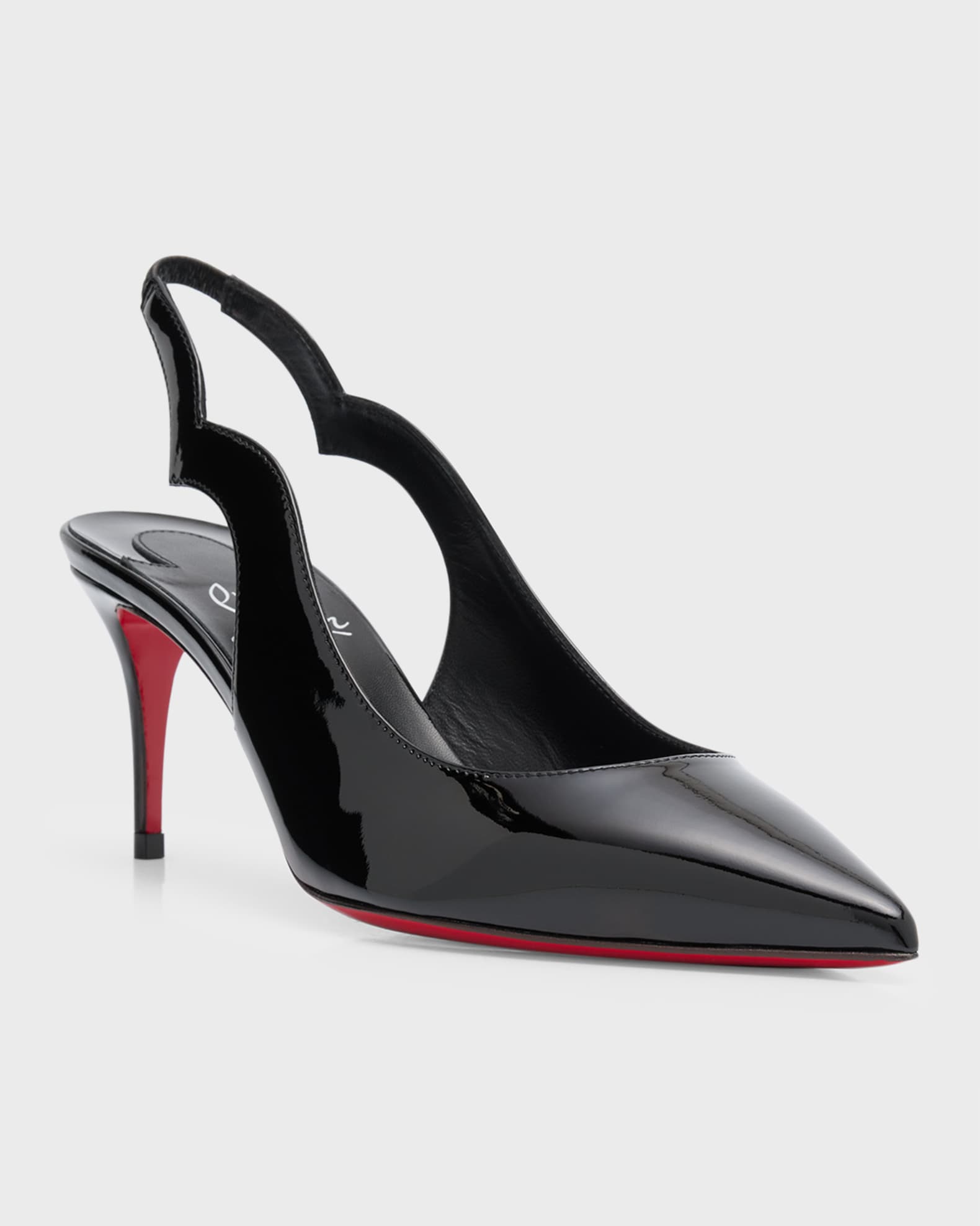 Patent leather red bottoms shop