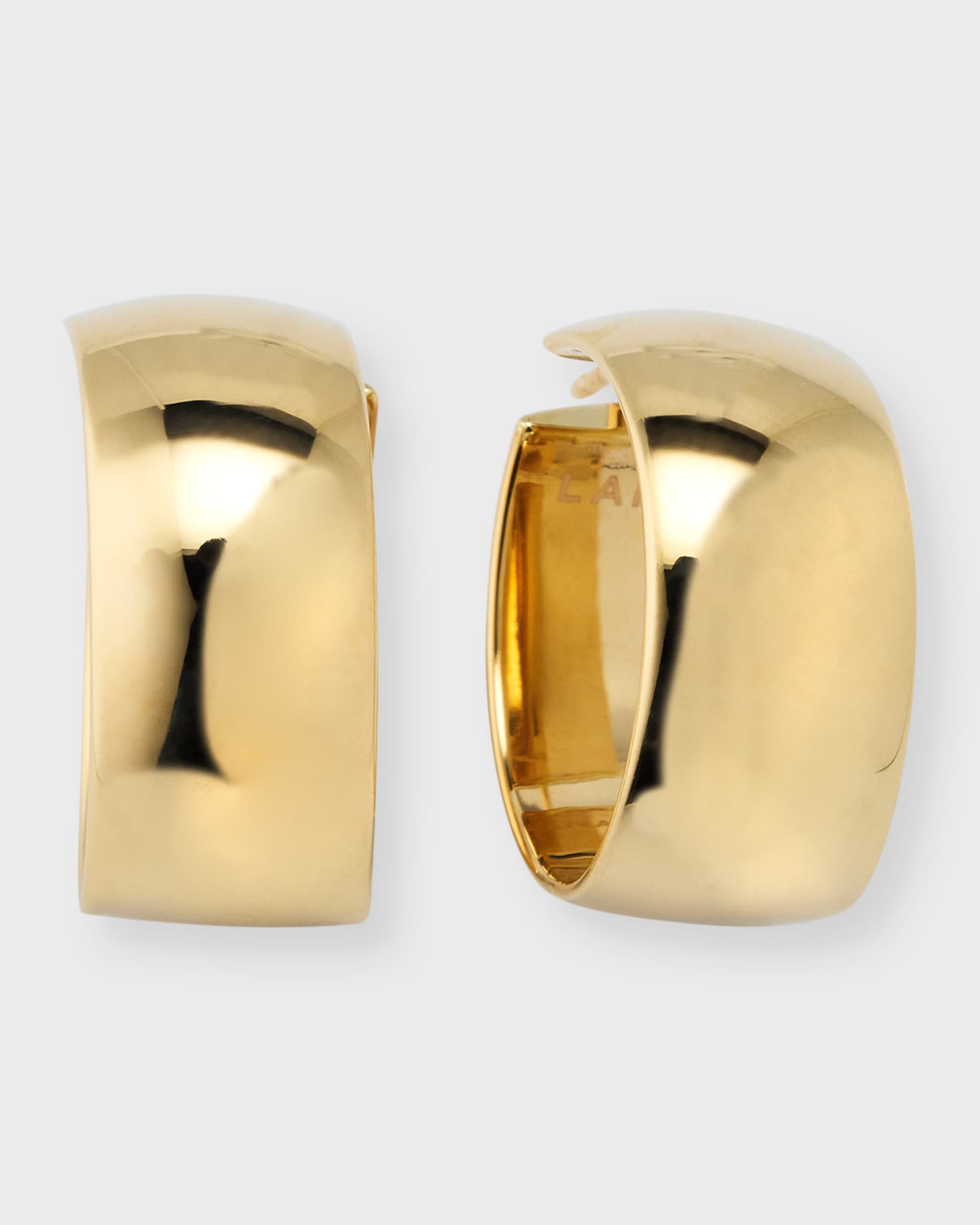 gold bold hoop earrings