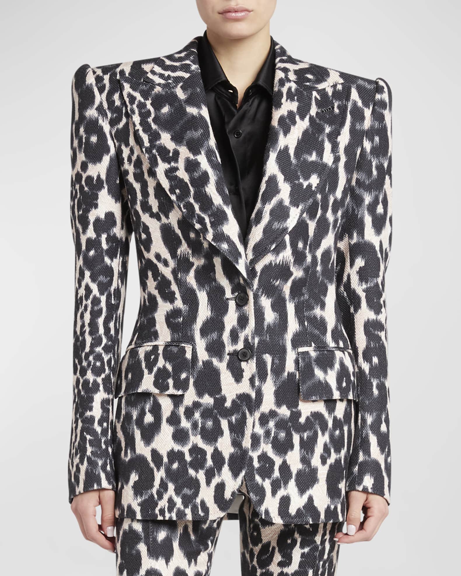 Tom ford leopard coat sale