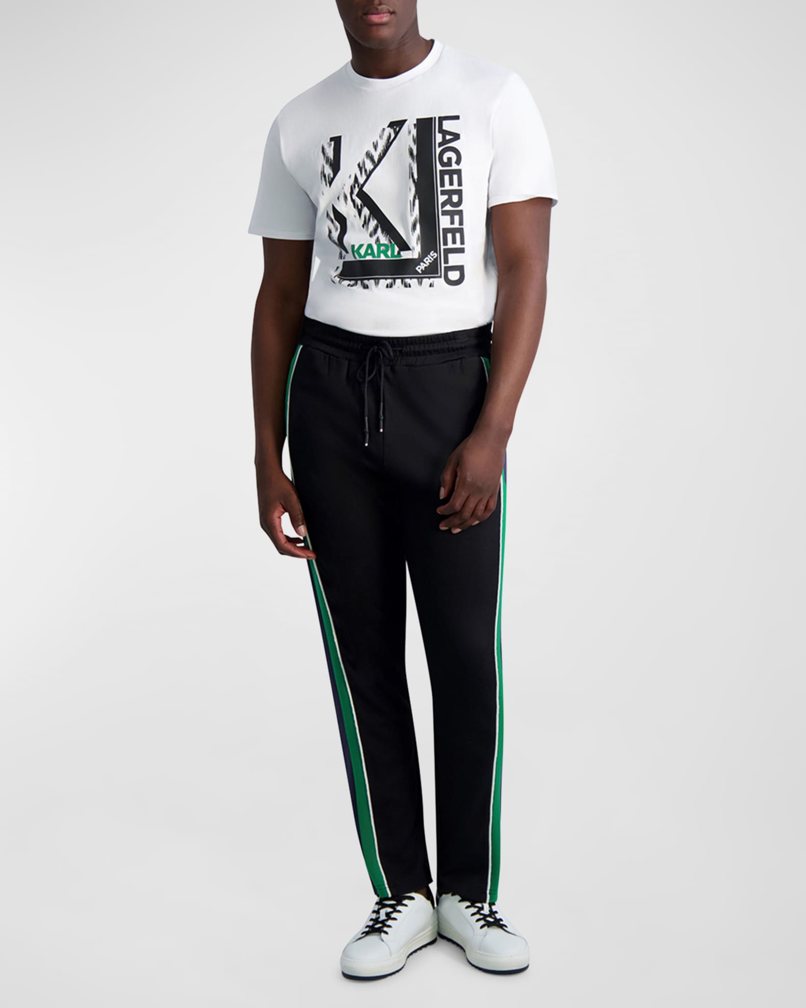 Karl Lagerfeld Track Pants Band Black main image 0