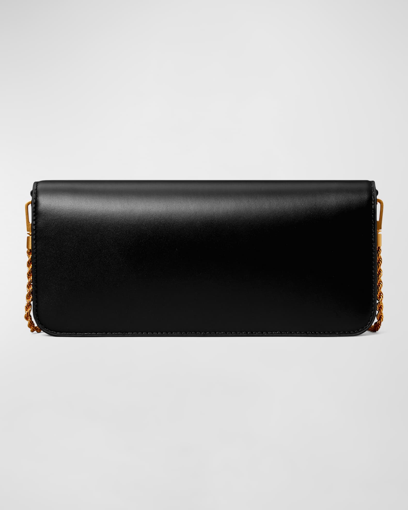 Elise Makeup Bag - Cotton Black Classic Leather