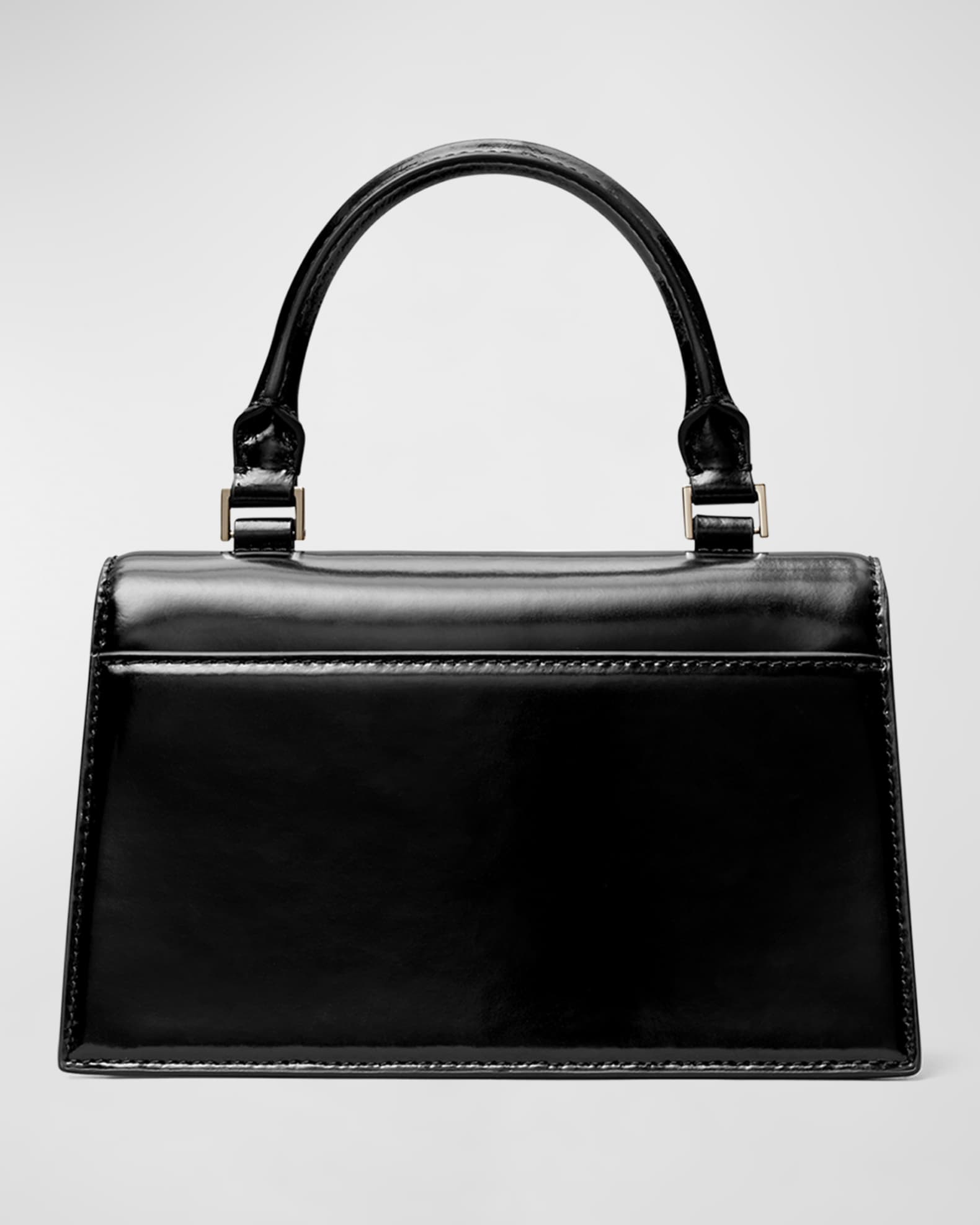 Shiny Patent Faux Leather Handbags Barrel Top Handle Purse Satchel