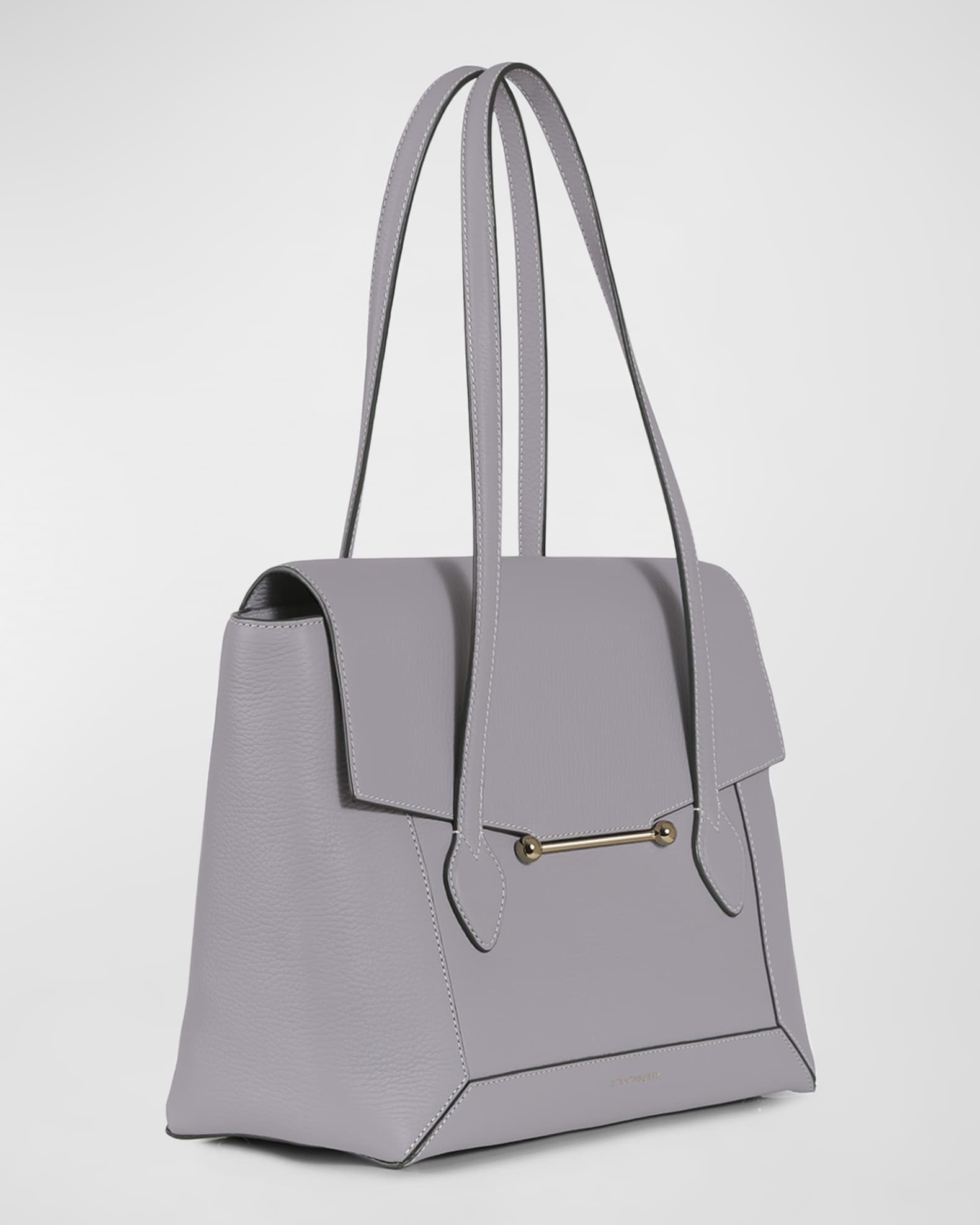 Leather tote Strathberry Grey in Leather - 29942721