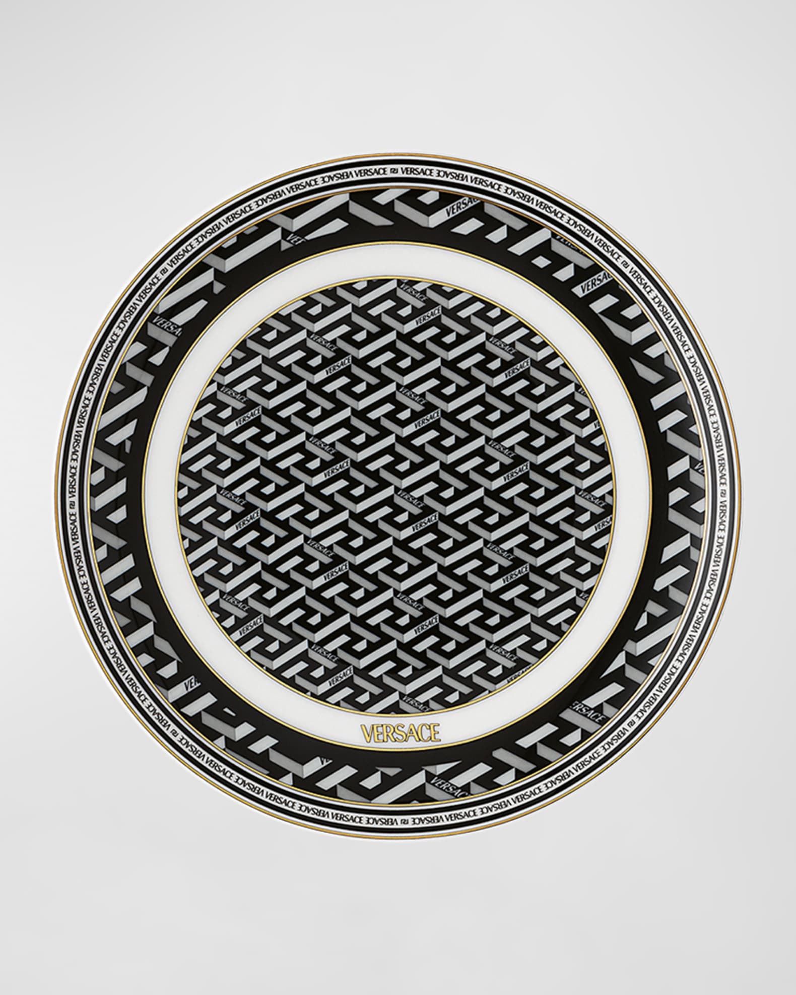 Versace La Greca Signature Bread & Butter Plate Neiman Marcus