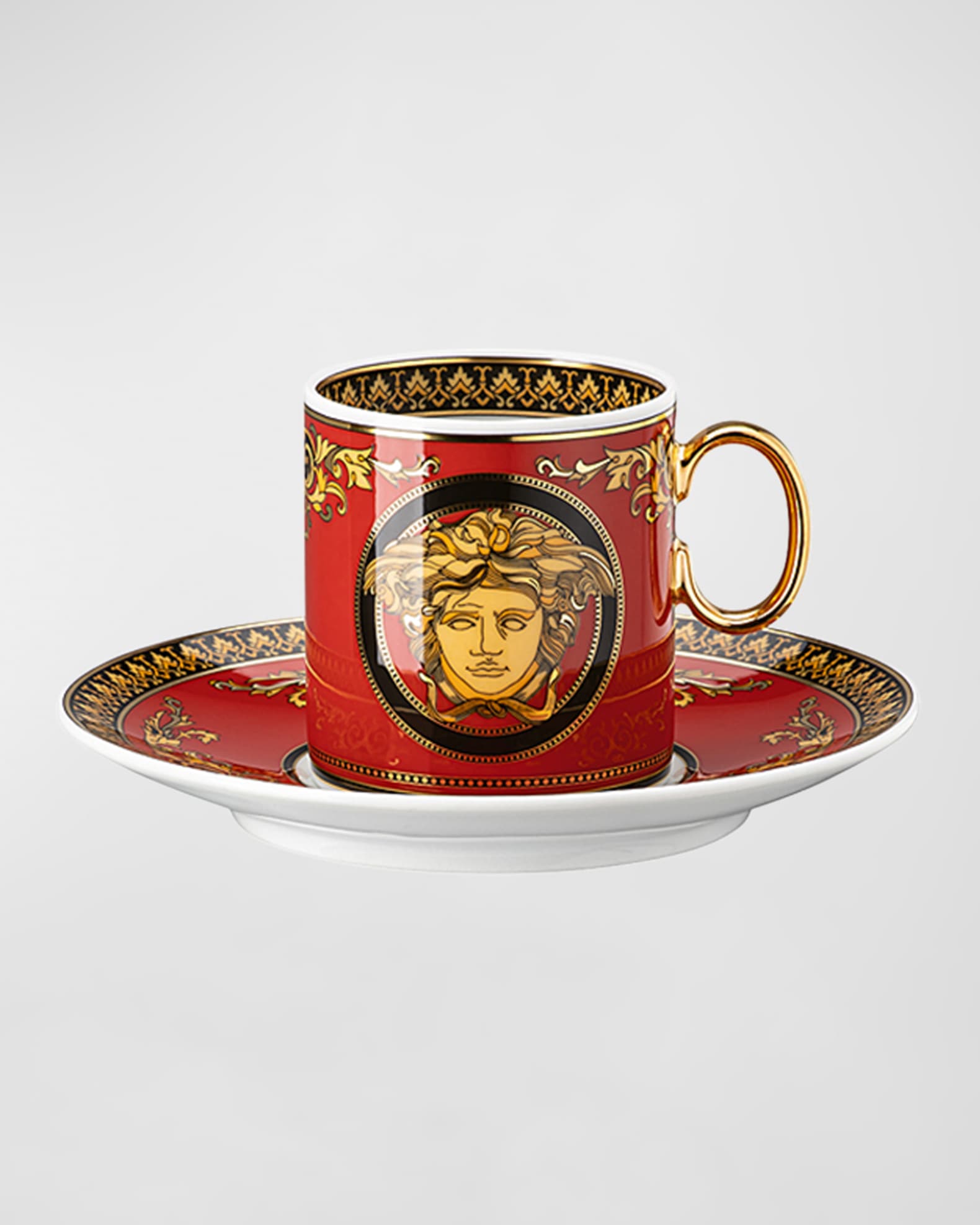 Medusa Modern Cup & Saucer Set  0