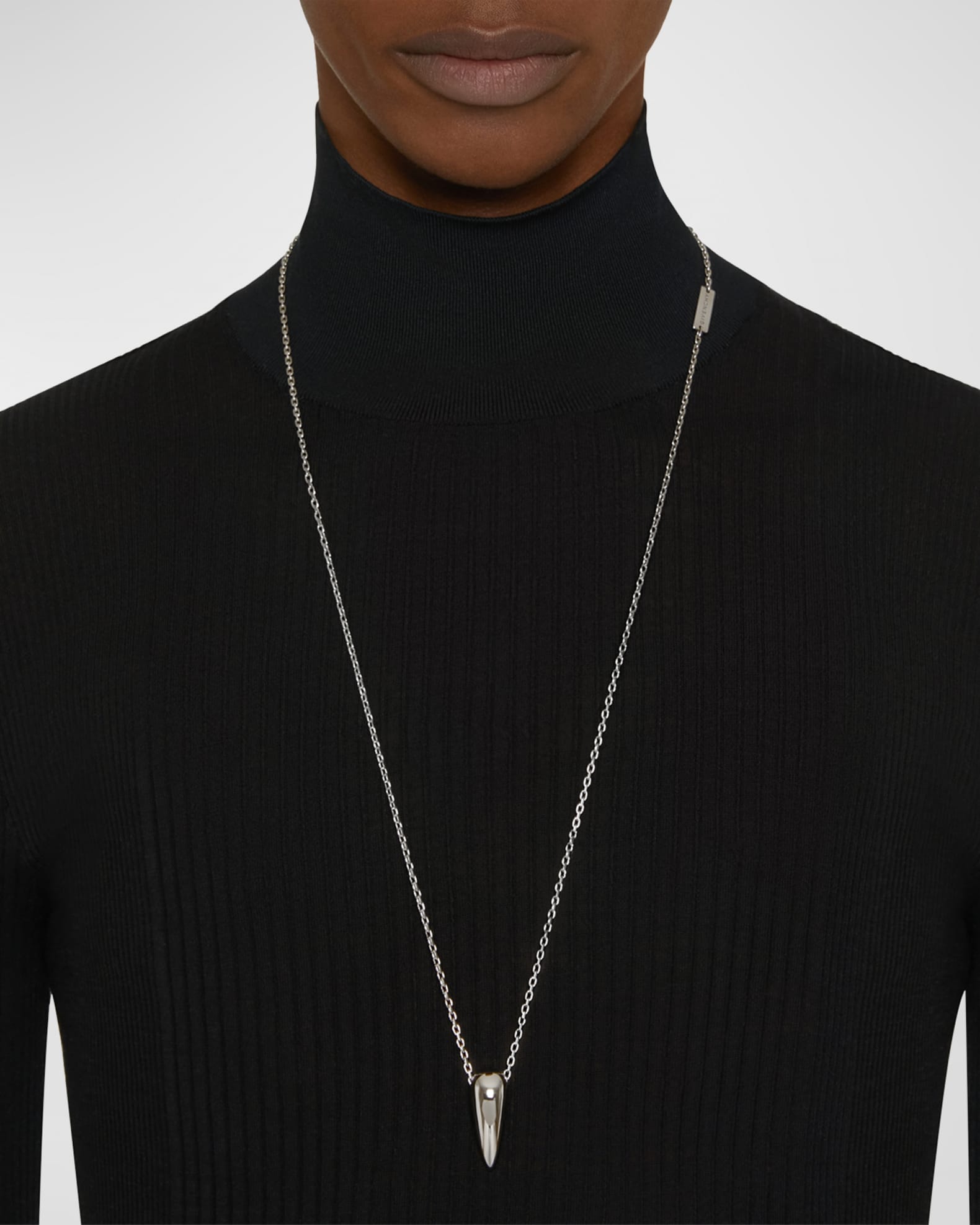 【GIVENCHY】ID GIVENCHY SILVERY NECKLACE Givenchy Silver Tone Crystal Collar Necklace | Dillard's