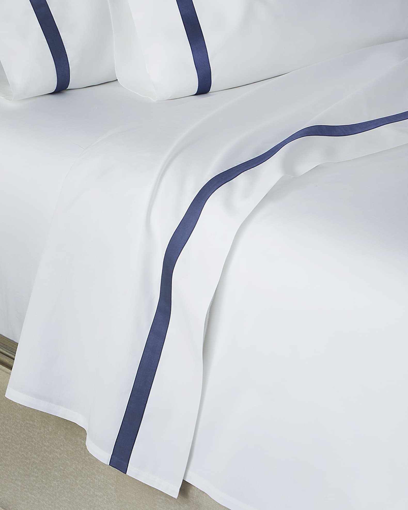 600 Thread Count Lowell Flat Sheet 0