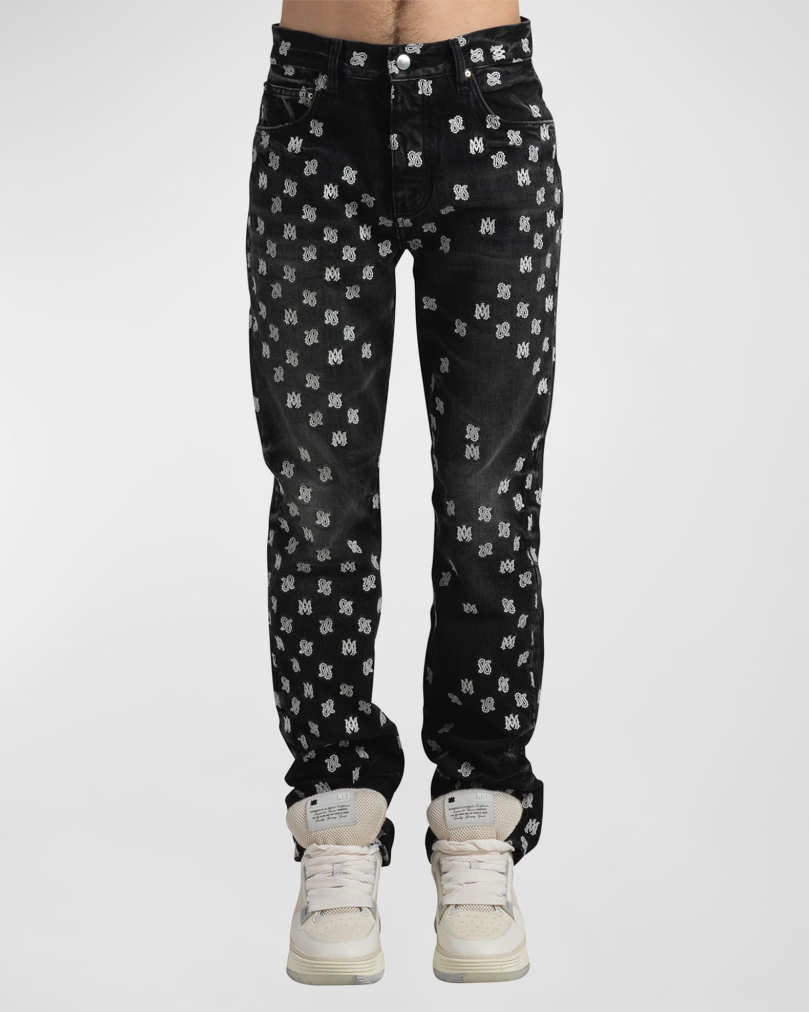最適な材料 Amiri Marcus Neiman | Jeans Embroidered Paisley MA Men's デニム+ジーンズ