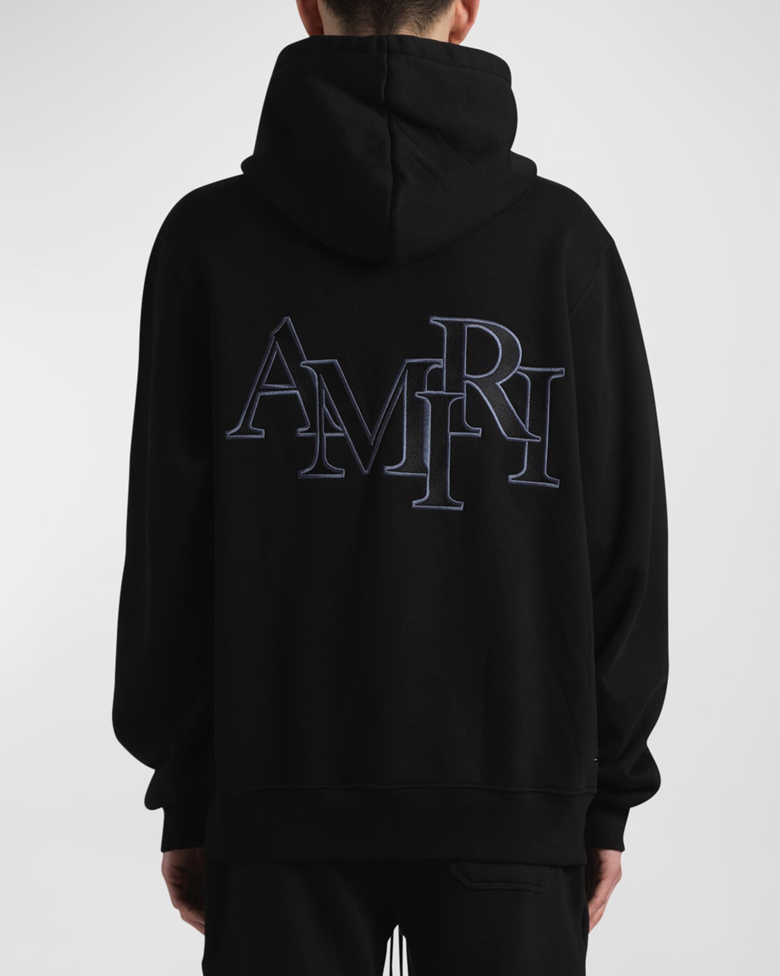 Amiri black hoodie clearance