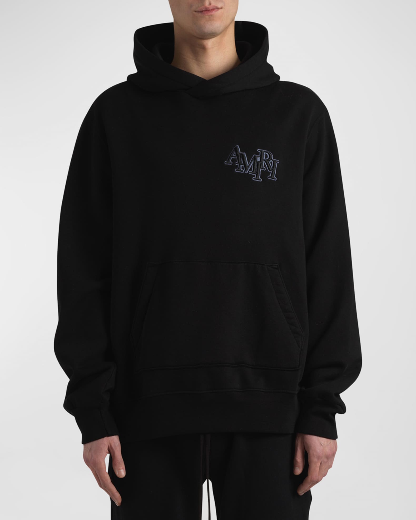 Amiri black hoodie outlet