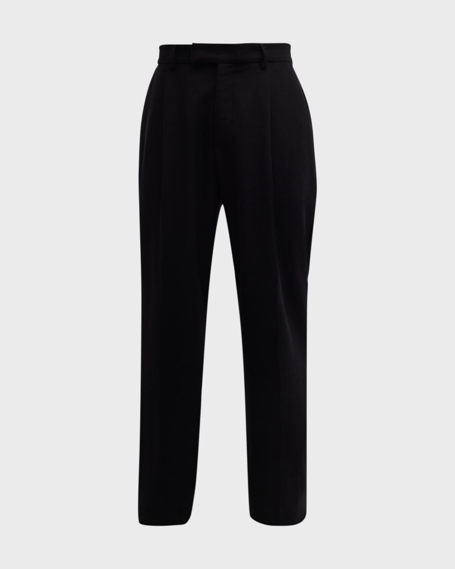 Amiri Men's DoublePleat Shiny Dress Pants Neiman Marcus