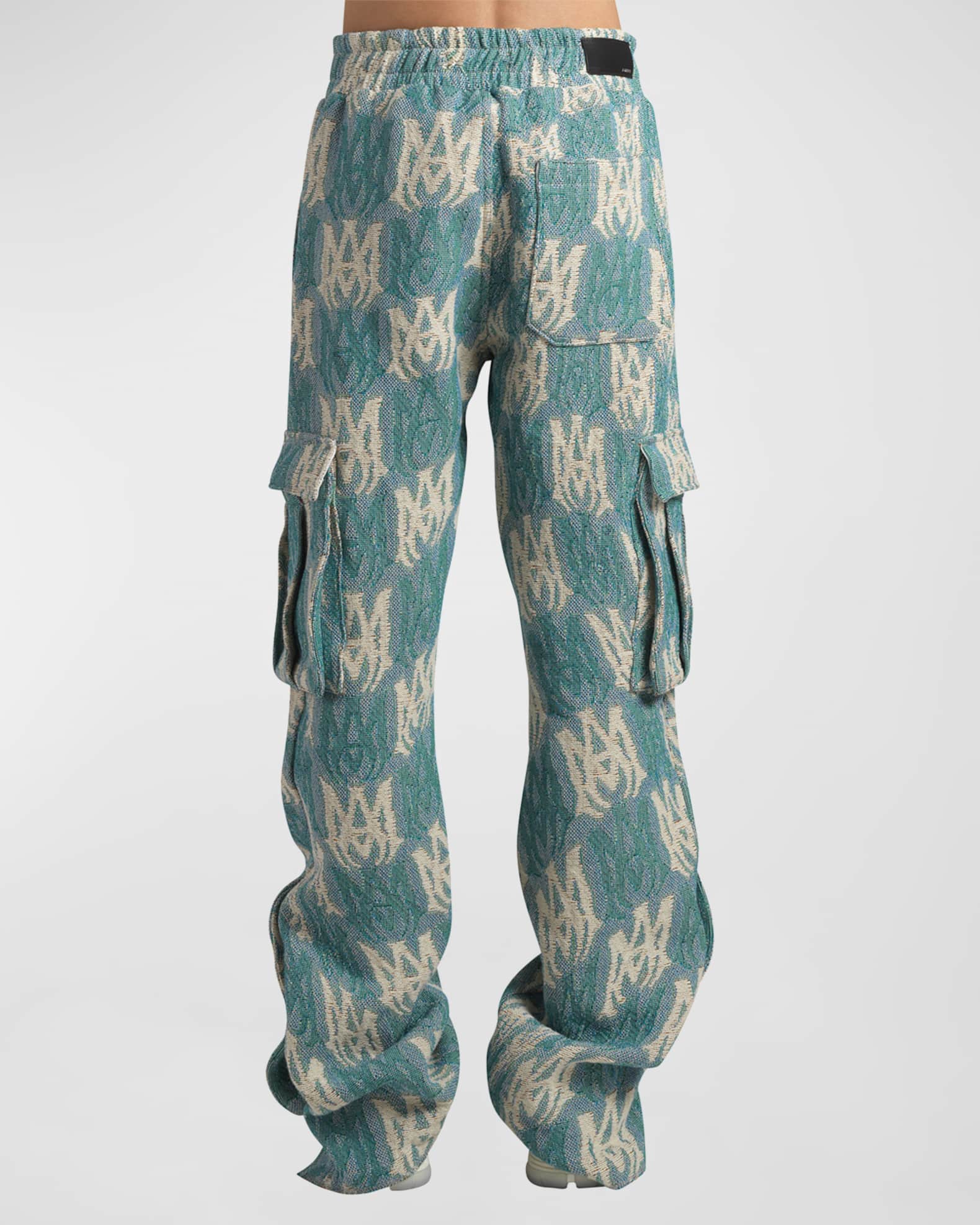 Amiri Men's MA Tapestry Cargo Flare Pants Neiman Marcus