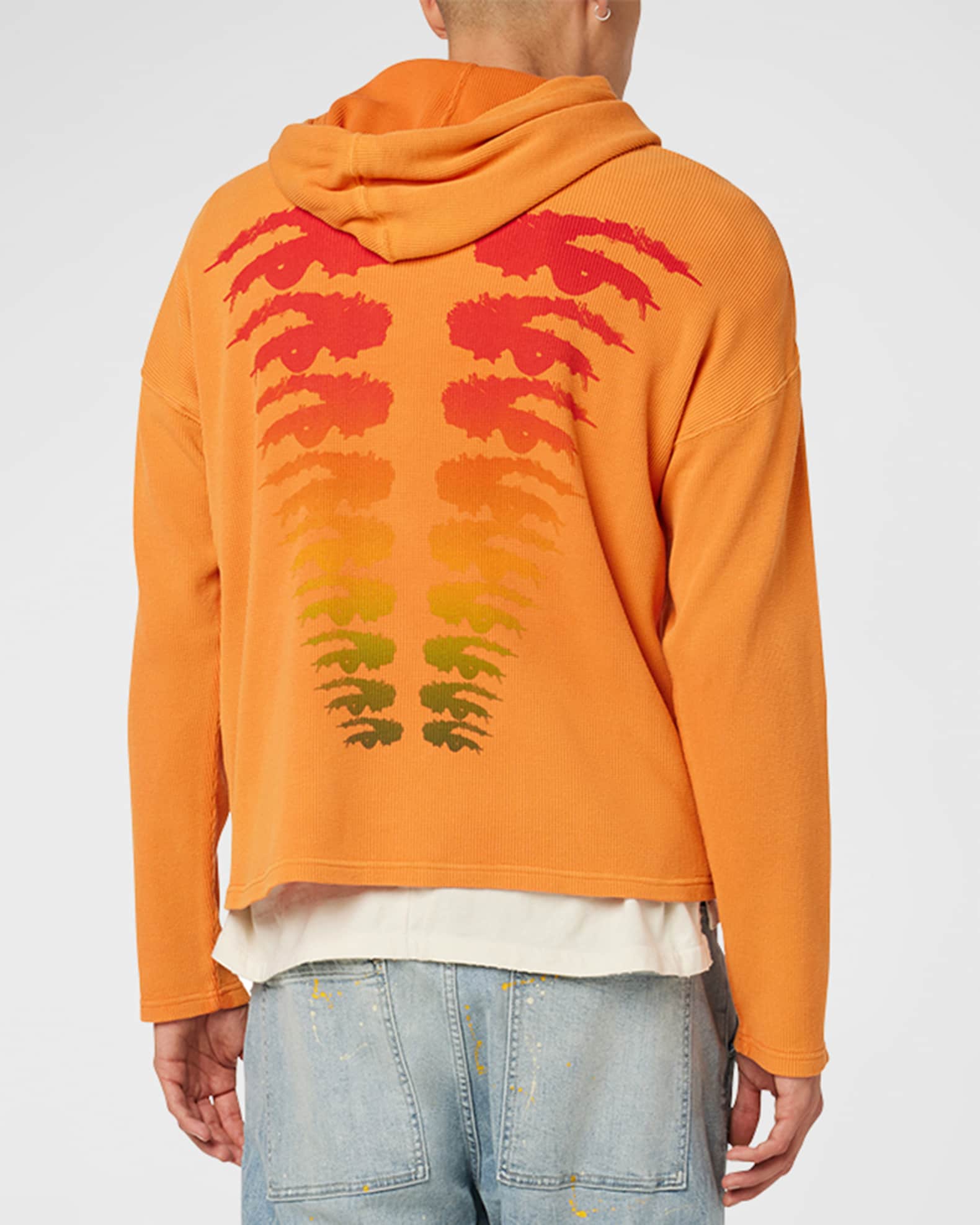 Hudson Men's Relaxed Fit Thermal Hoodie Neiman Marcus