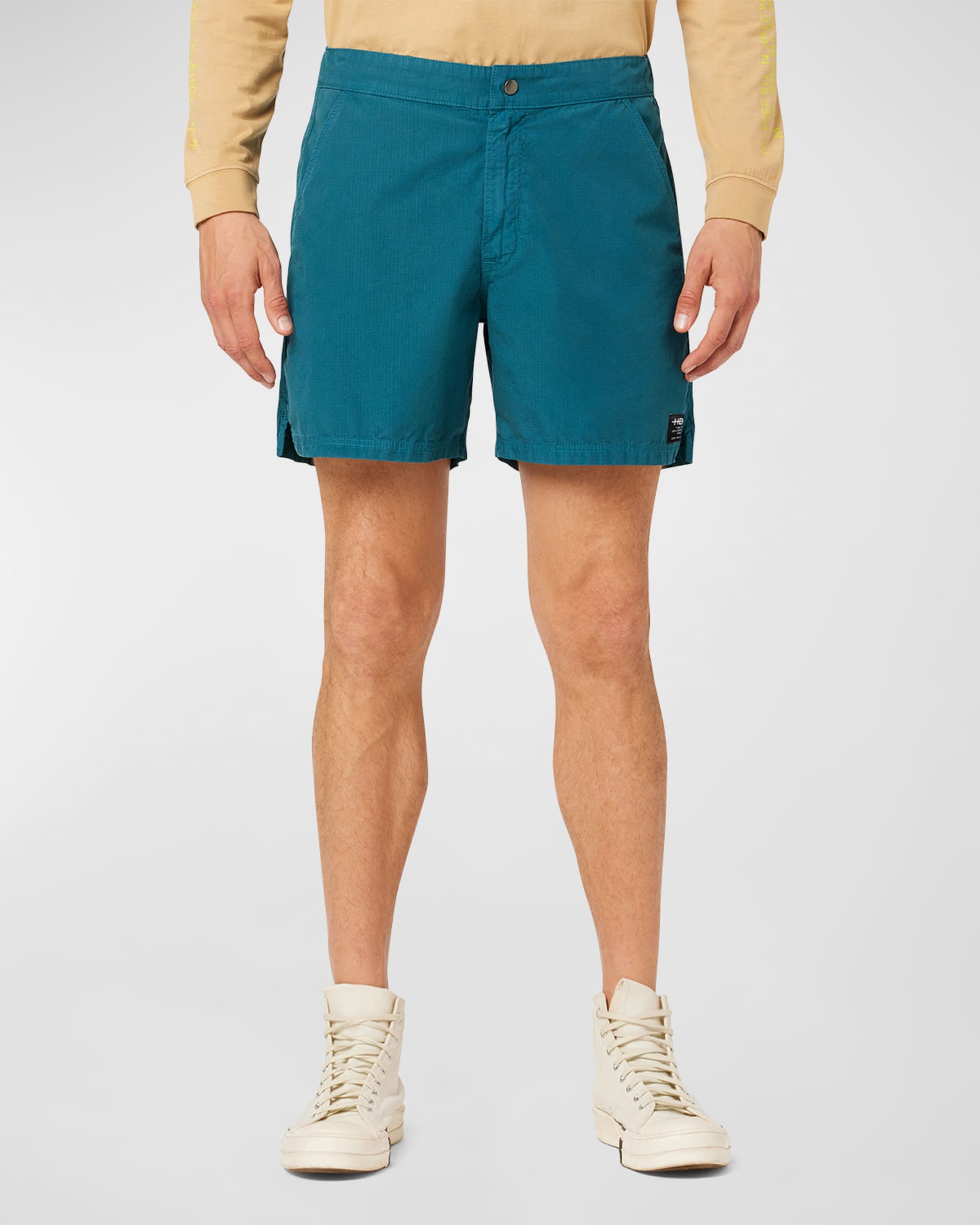 Hudson Men's Cotton Ripstop Shorts Neiman Marcus