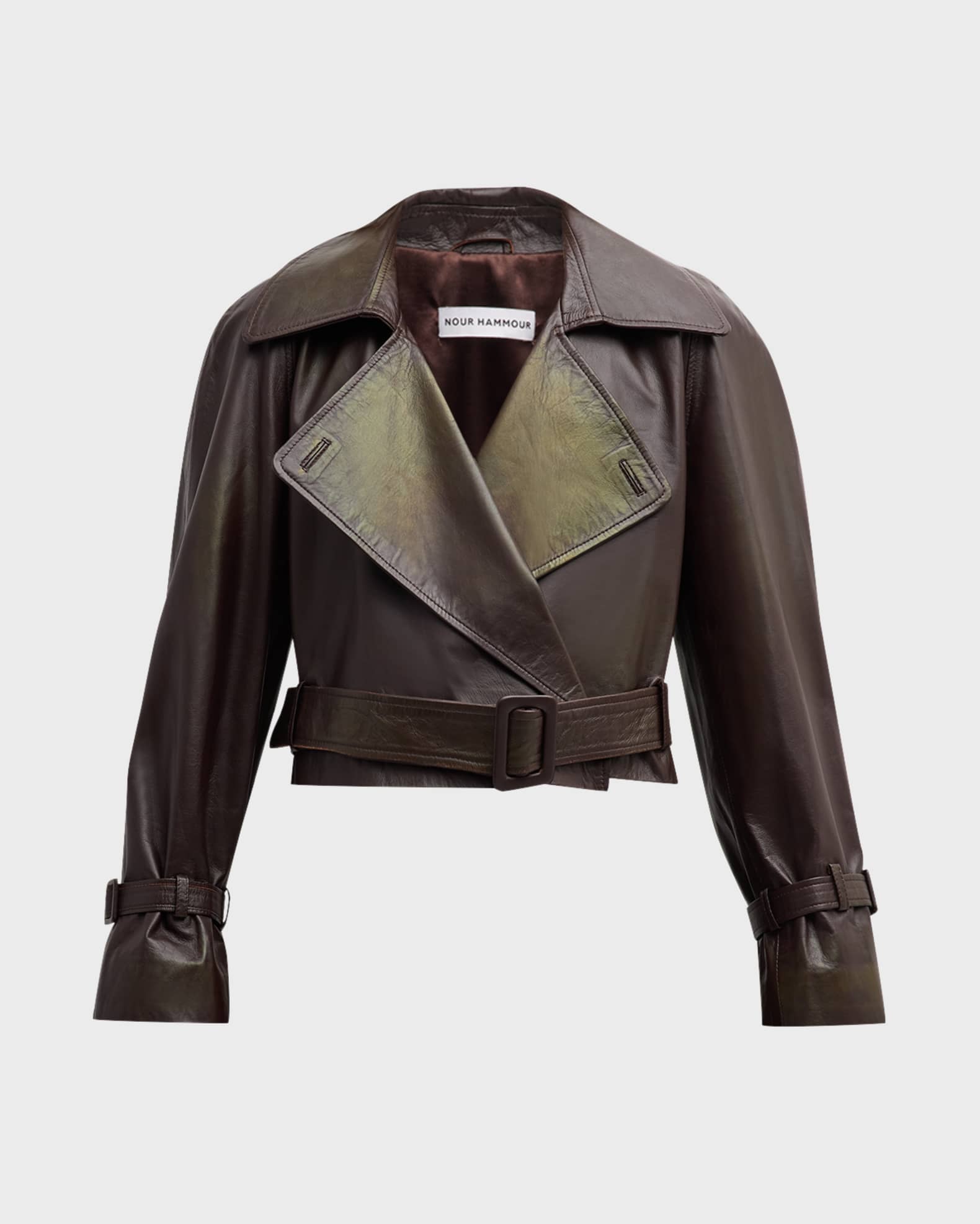 Nour Hammour Leather Jacket
