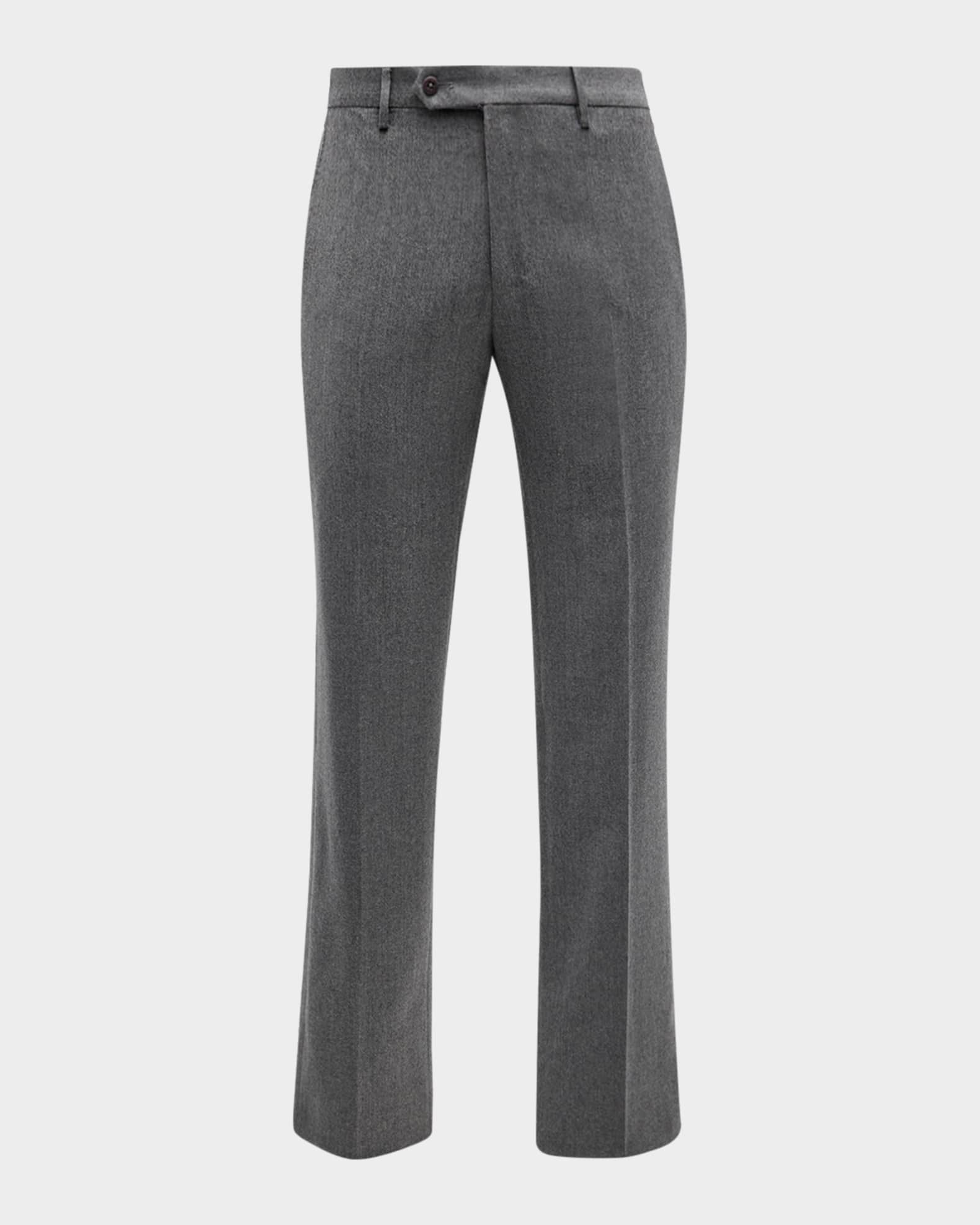 Zanella Men's Parker WoolCashmere Stretch Dress Pants Neiman Marcus