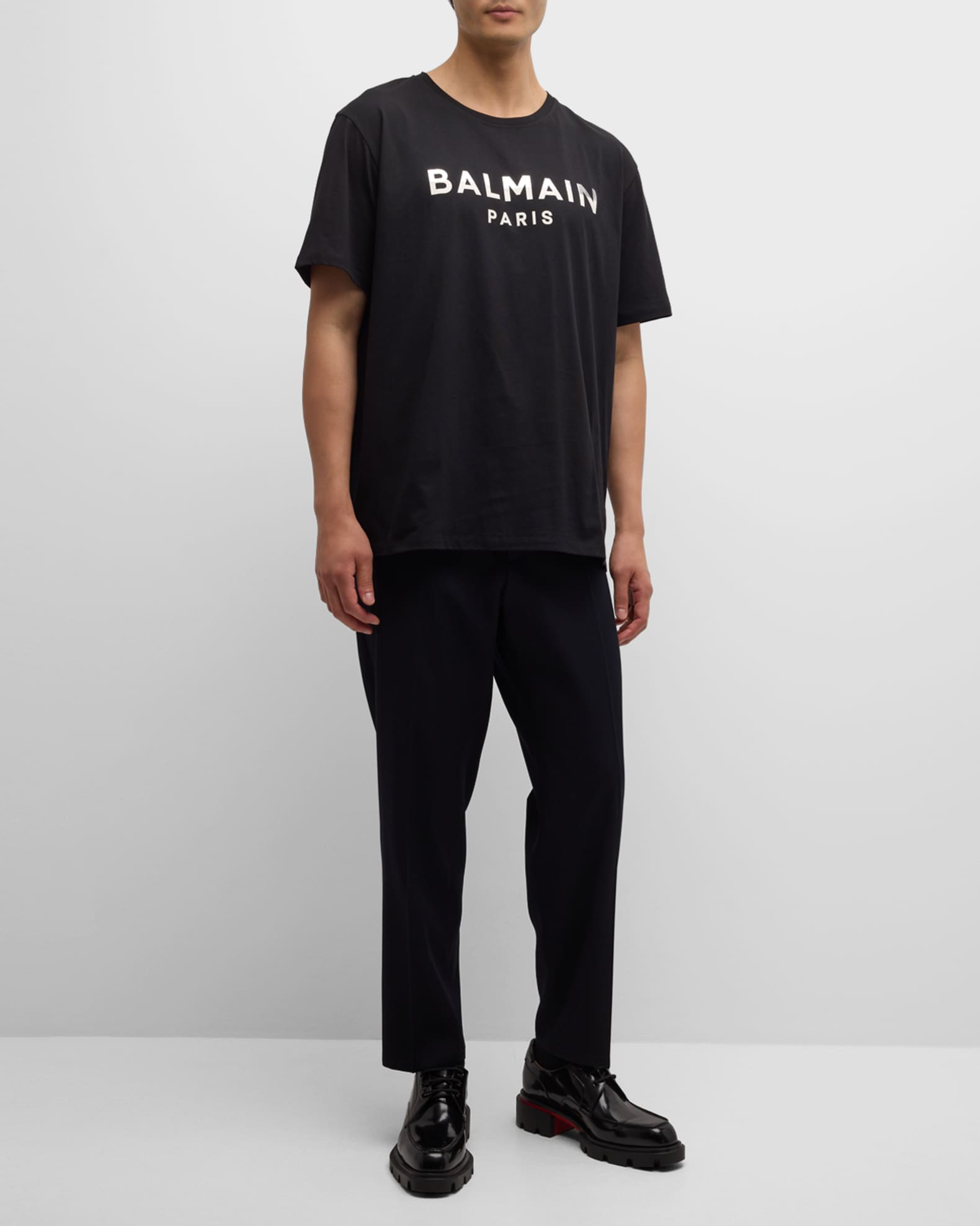 Balmain t shirt fit discount