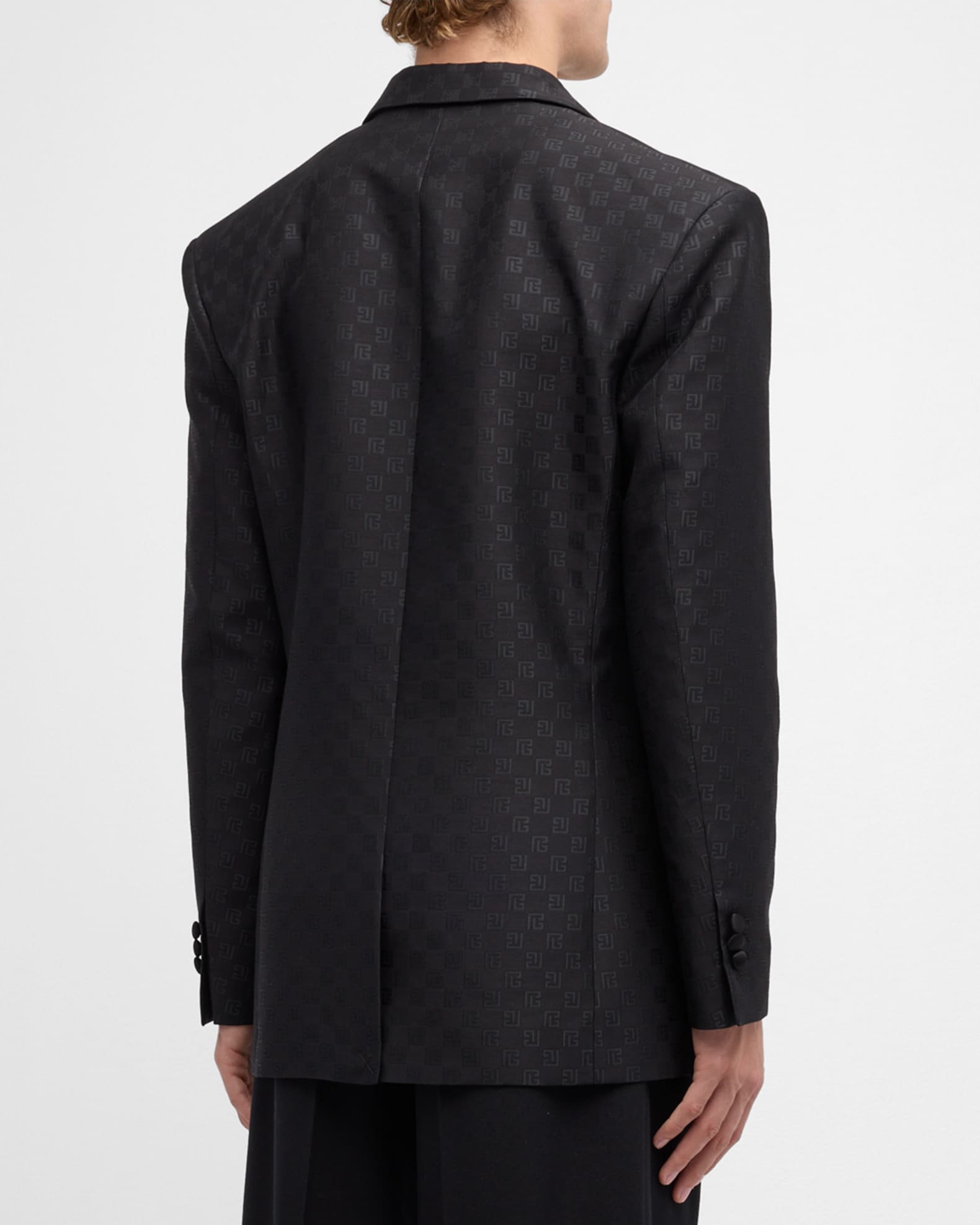 Balmain Signature Car Coat