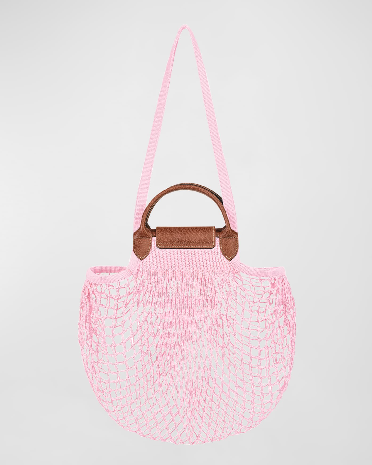 Longchamp Le Pliage Filet XS Mesh Bag (Pink) - May's Collections