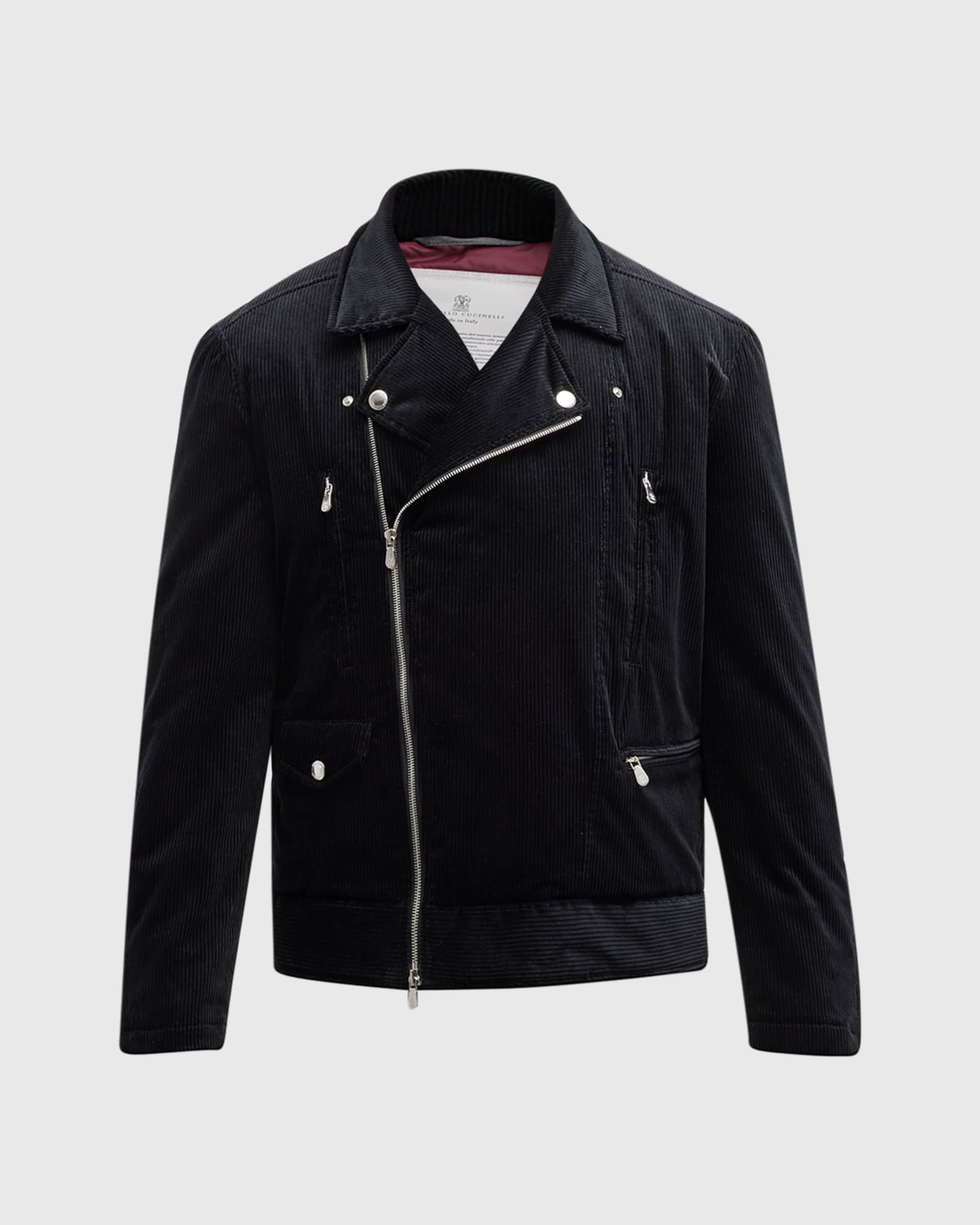 Reconstructed Leather Biker Jacket - Ready to Wear