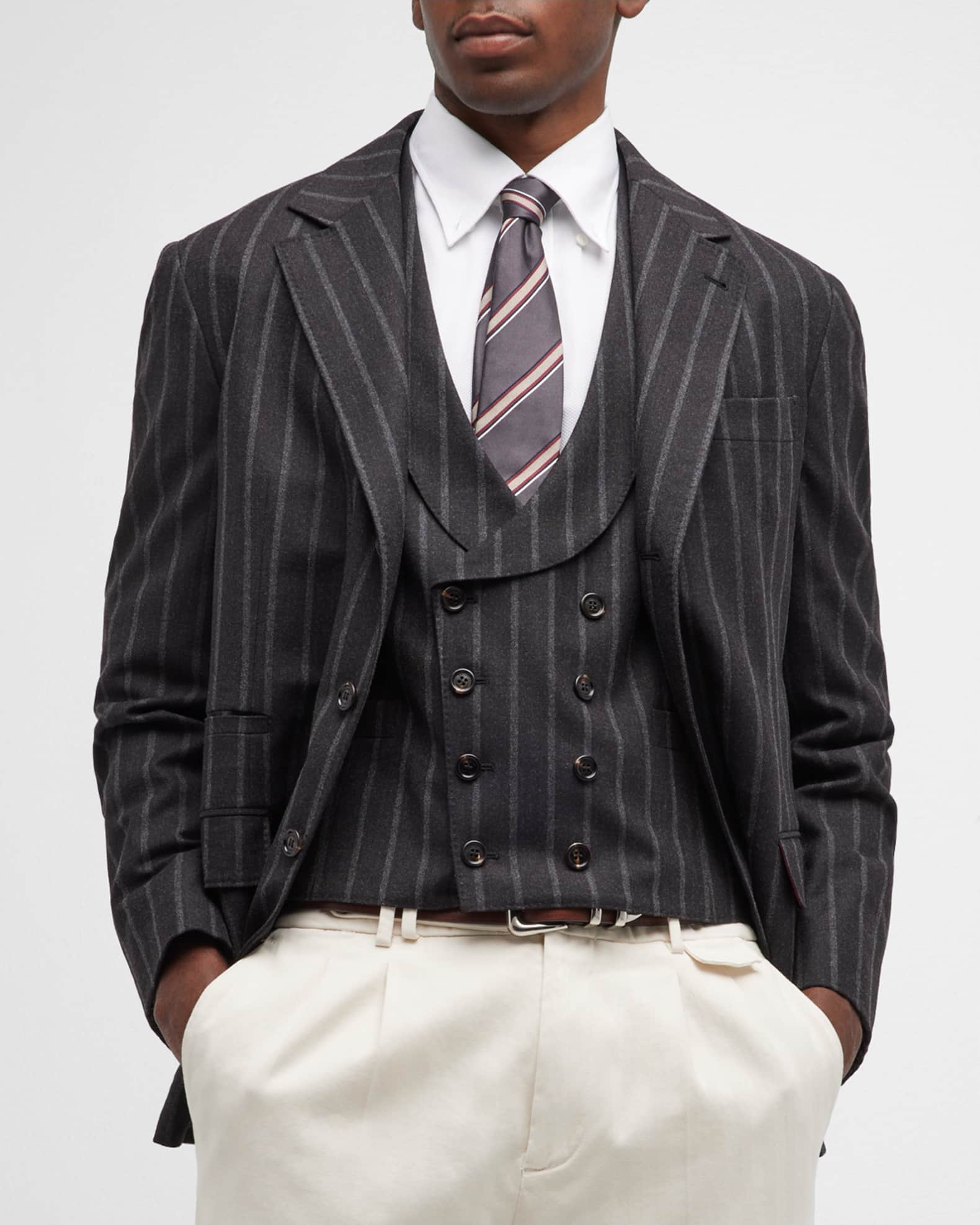 Pinstripe sport coat clearance