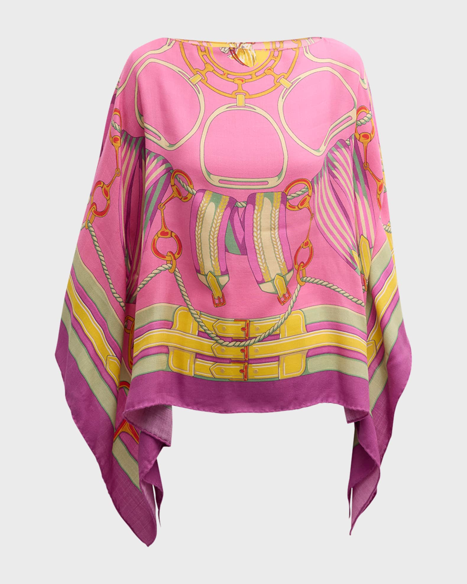Stir Up Print Cashmere & Silk Scarf  0