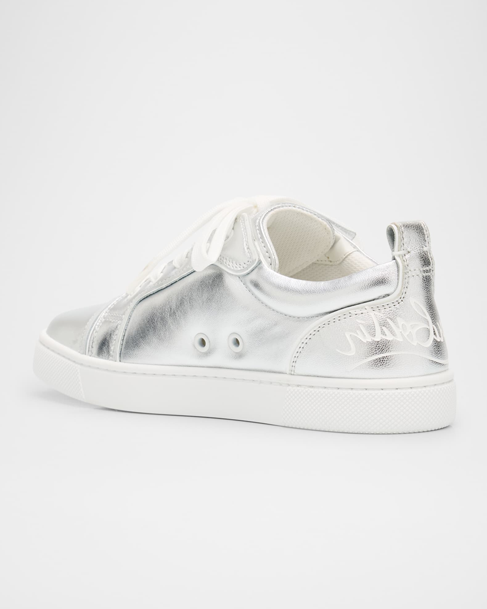 Girl's Funnyto Low-Top Metallic Leather Sneakers, Toddlers/Kids 1