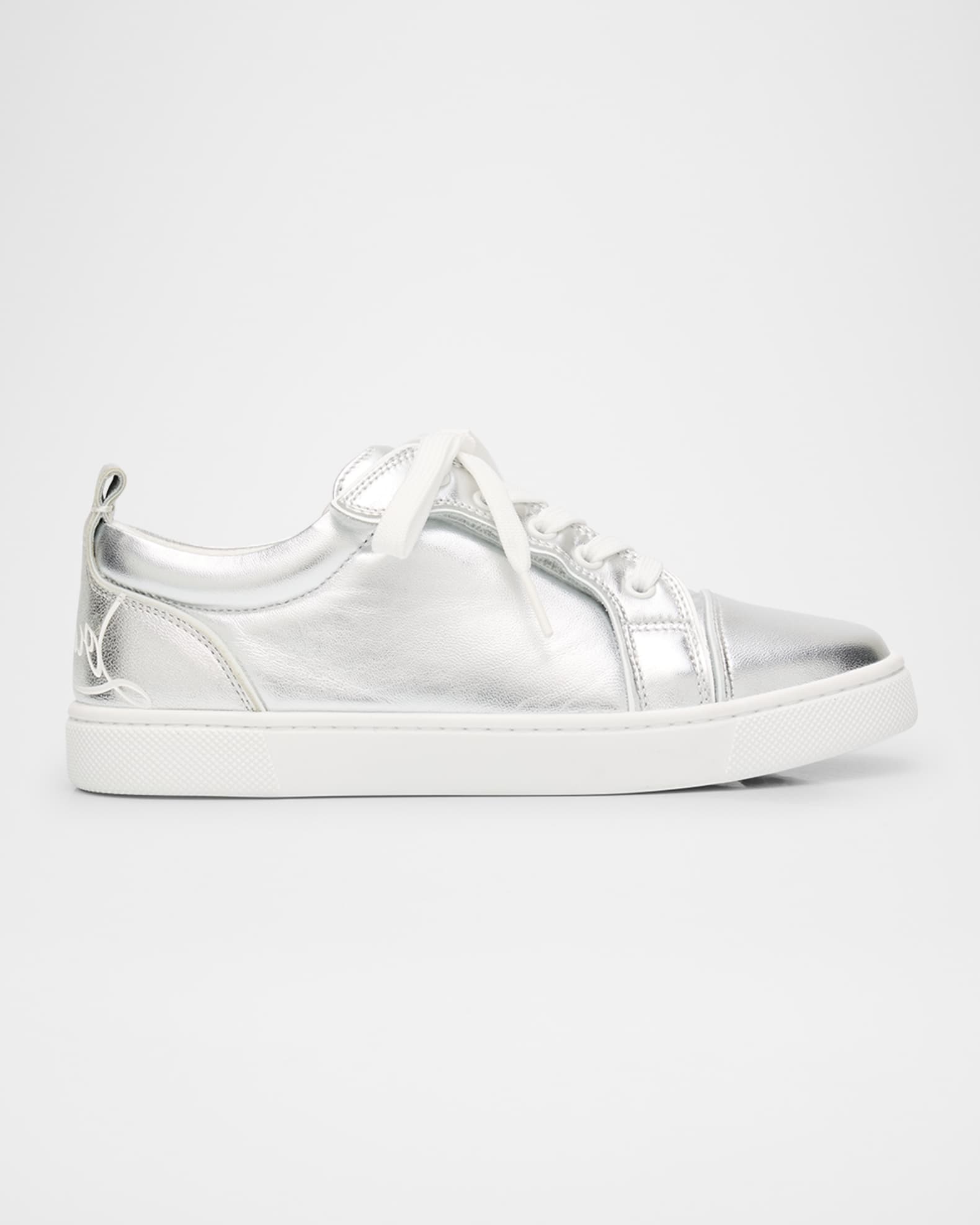 Girl's Funnyto Low-Top Metallic Leather Sneakers, Toddlers/Kids 0