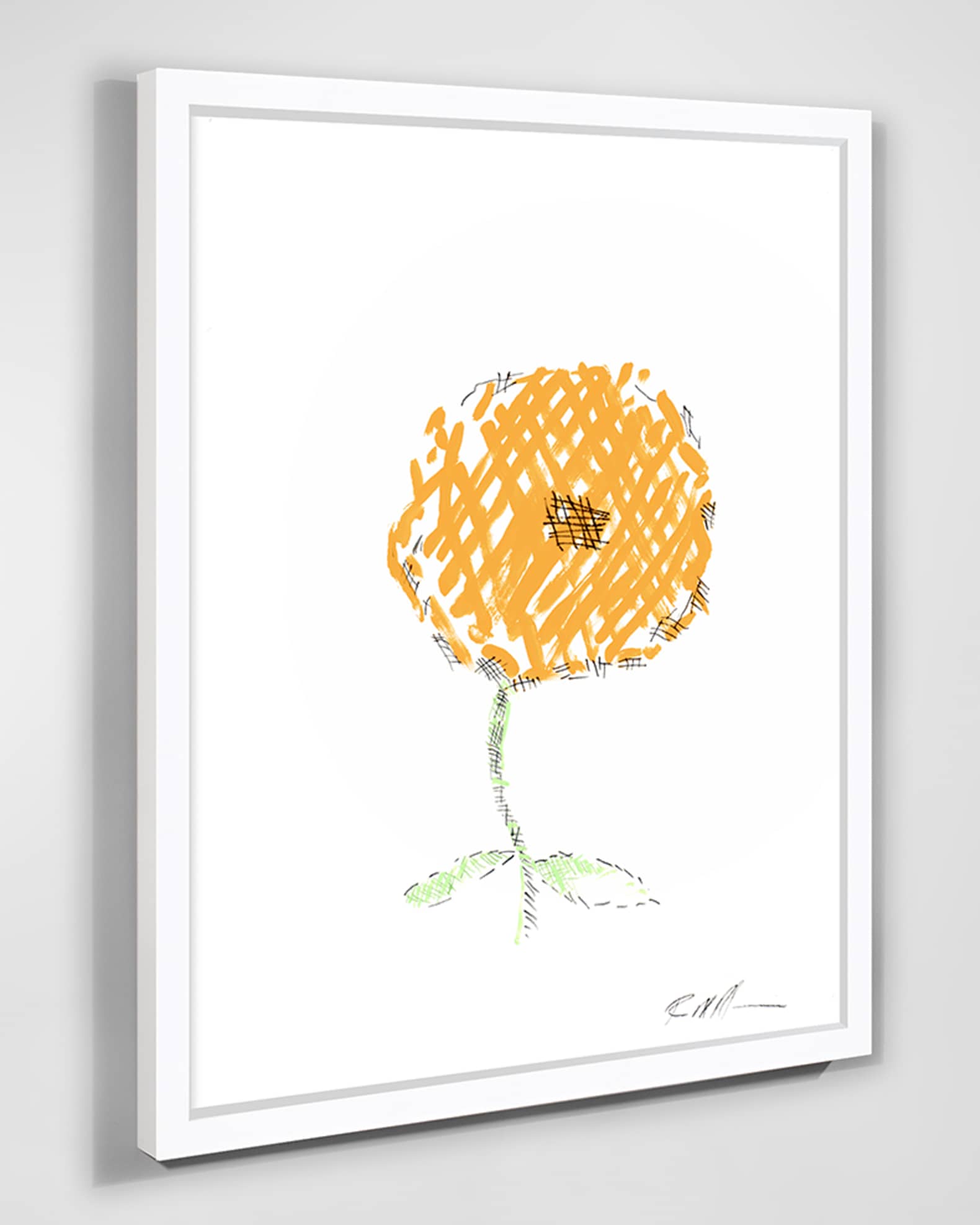 "Cross Hatch Flower" Giclee by Robert Robinson  1