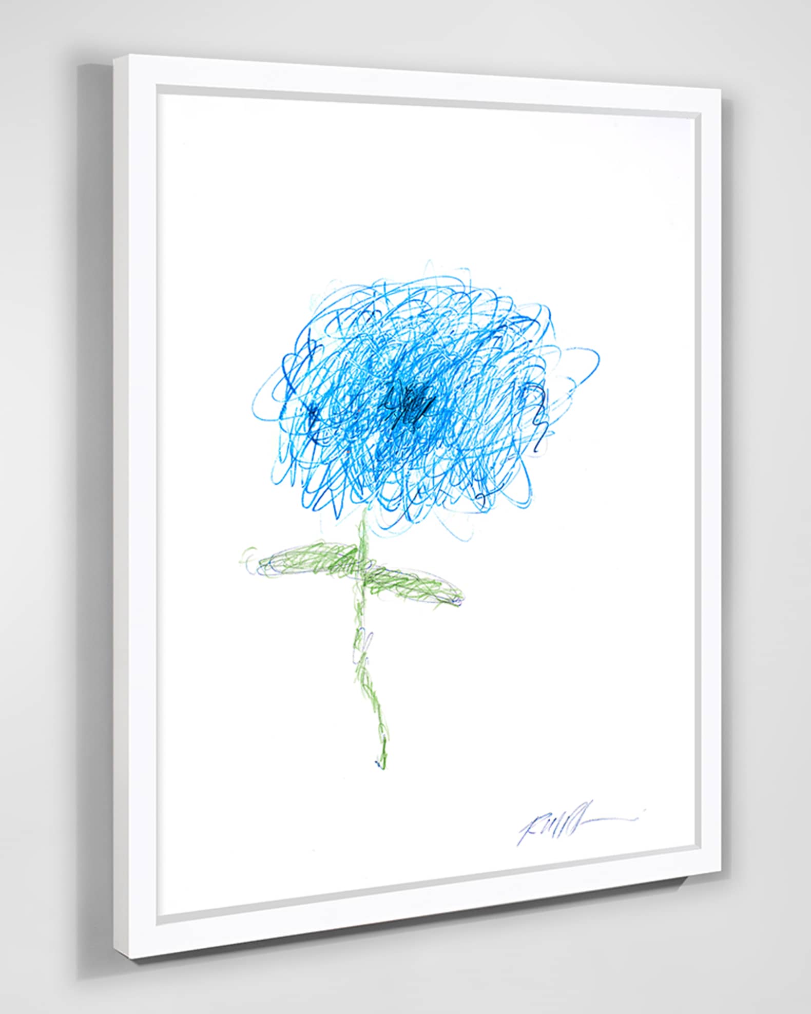 "Floral - Scribble Flower" Giclee by Robert Robinson  1
