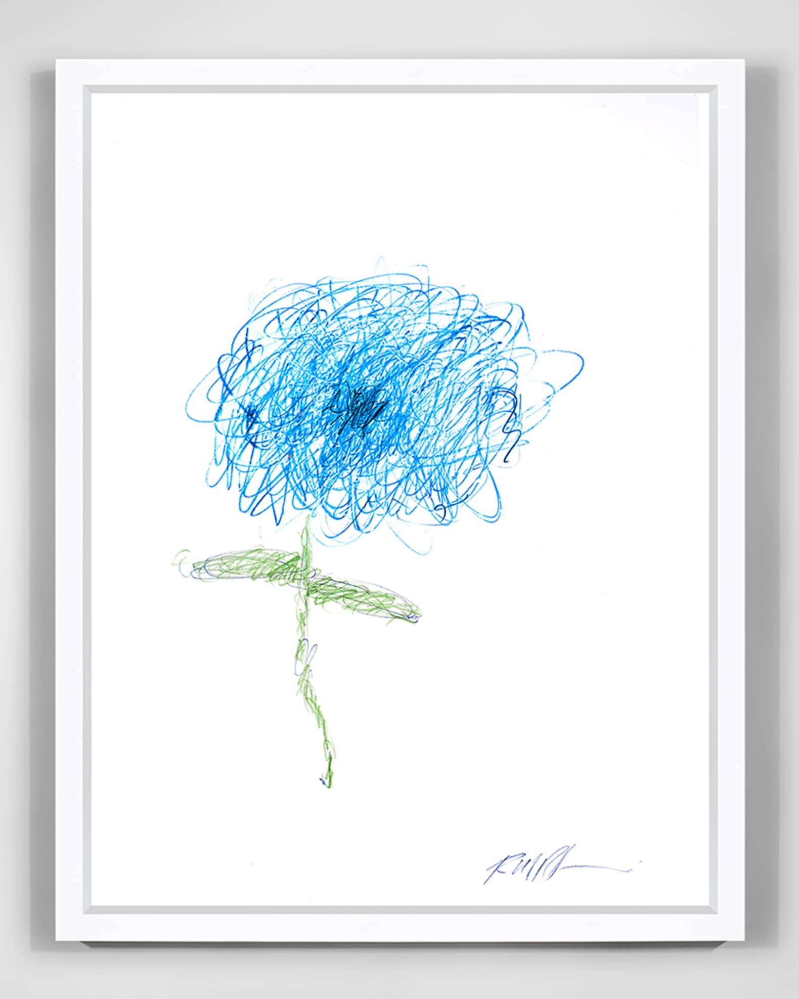 "Floral - Scribble Flower" Giclee by Robert Robinson  0
