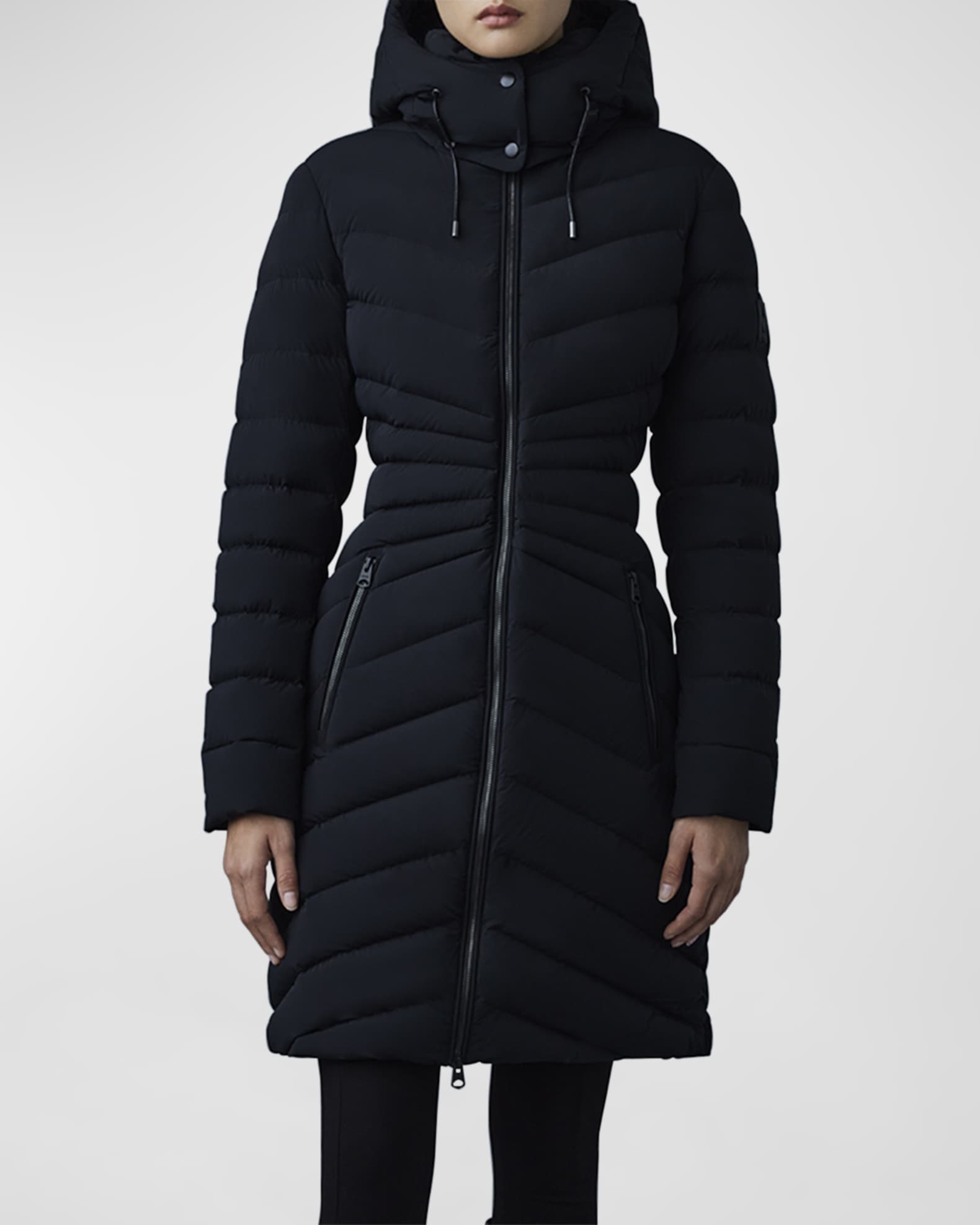Leather Accent Sleeveless Puffer Jacket - Women - Louis Vuitton
