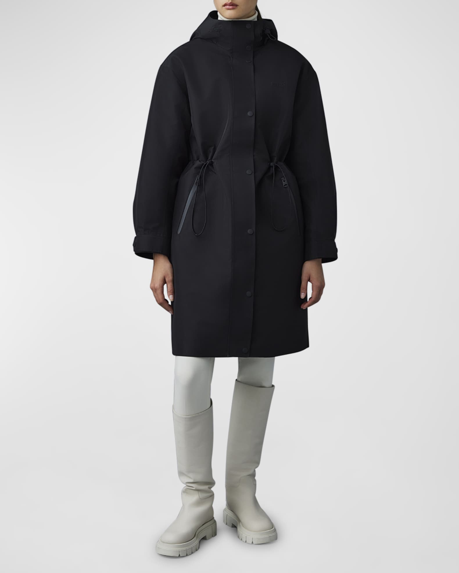 Mackage Breer-City Long 2-in-1 Rain Parka with Removable Liner | Neiman ...