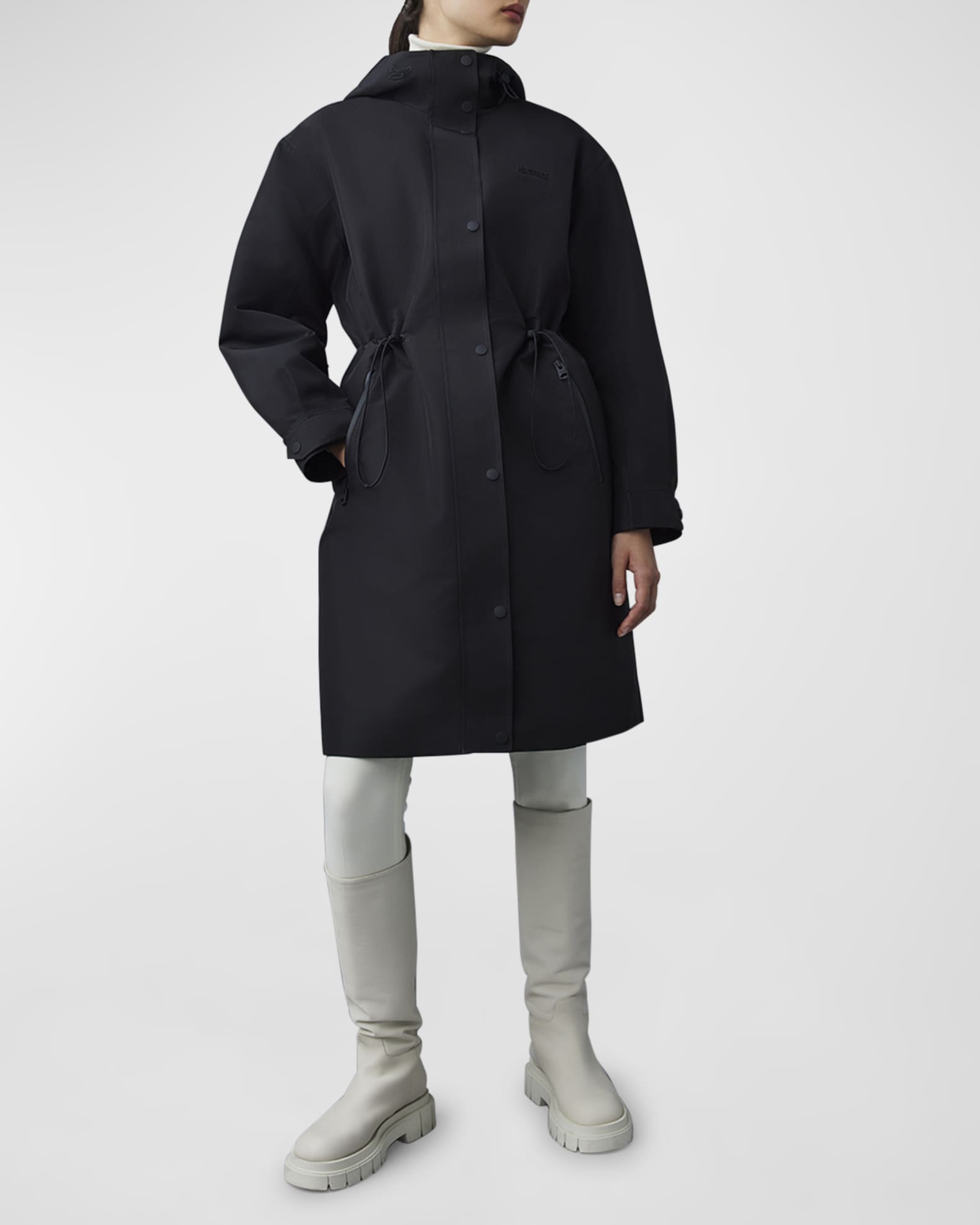 Mackage Breer-City Long 2-in-1 Rain Parka with Removable Liner | Neiman ...