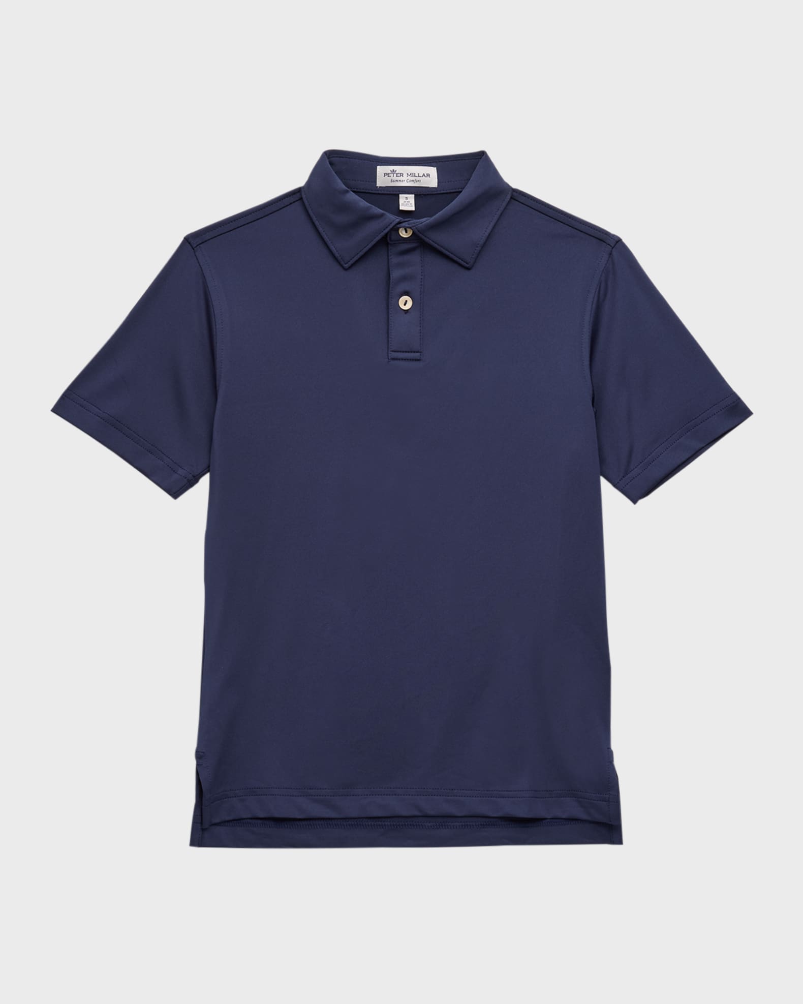 Boy s Solid Youth Performance Polo Shirt Size XS XL