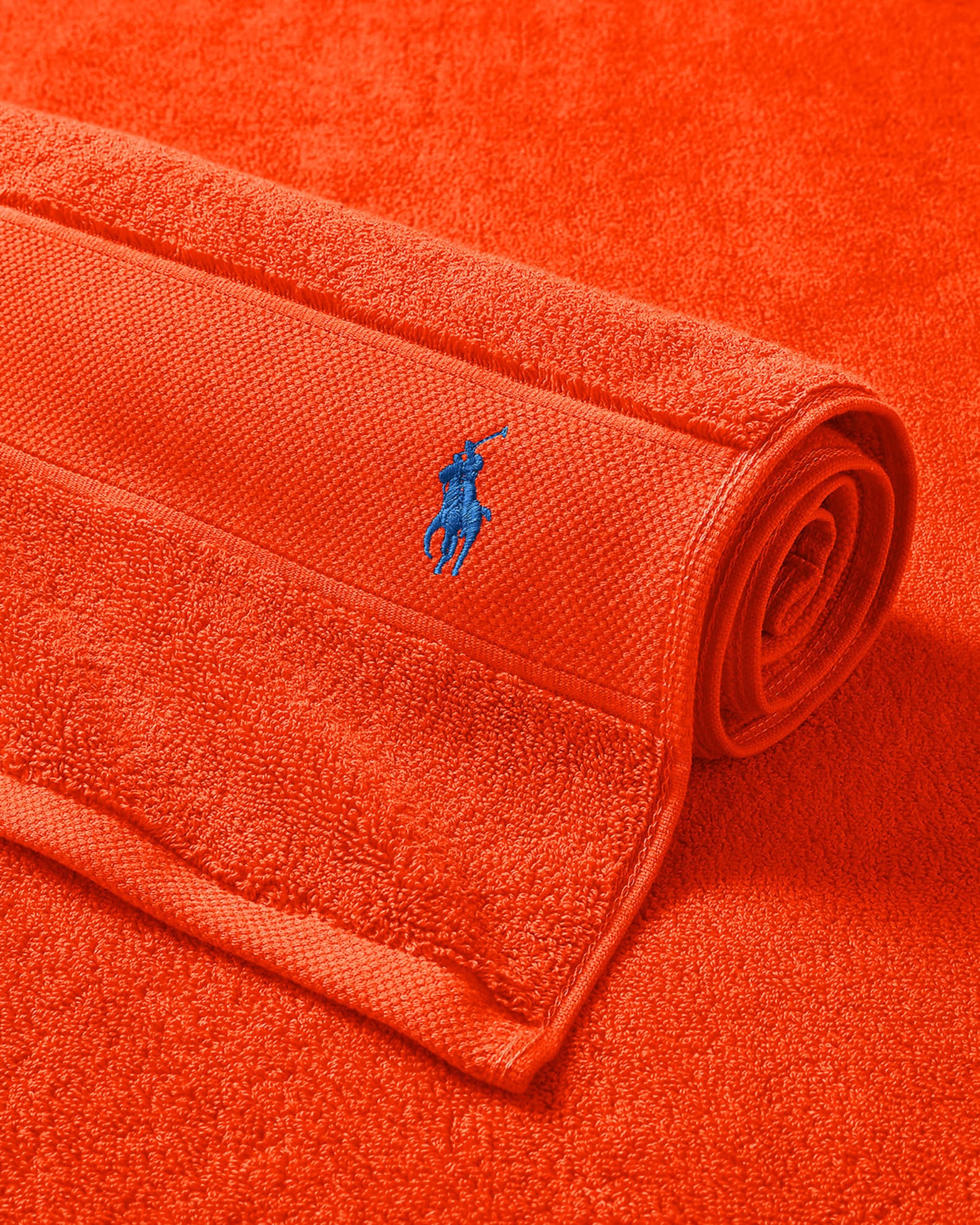 Ralph Lauren Polo Player Cotton Bath Towel - Andover Heather